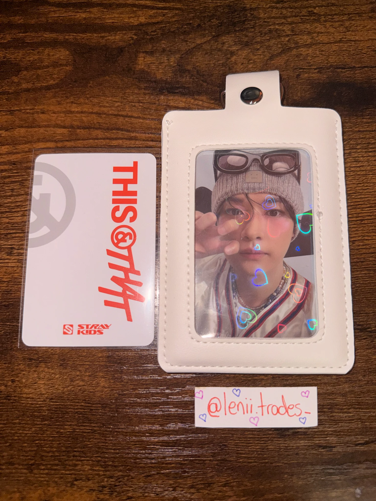 Stray Kids Hyunjin Stray Kids - Hyunjin - This & That Album album photocard fanclub version listing photo 2