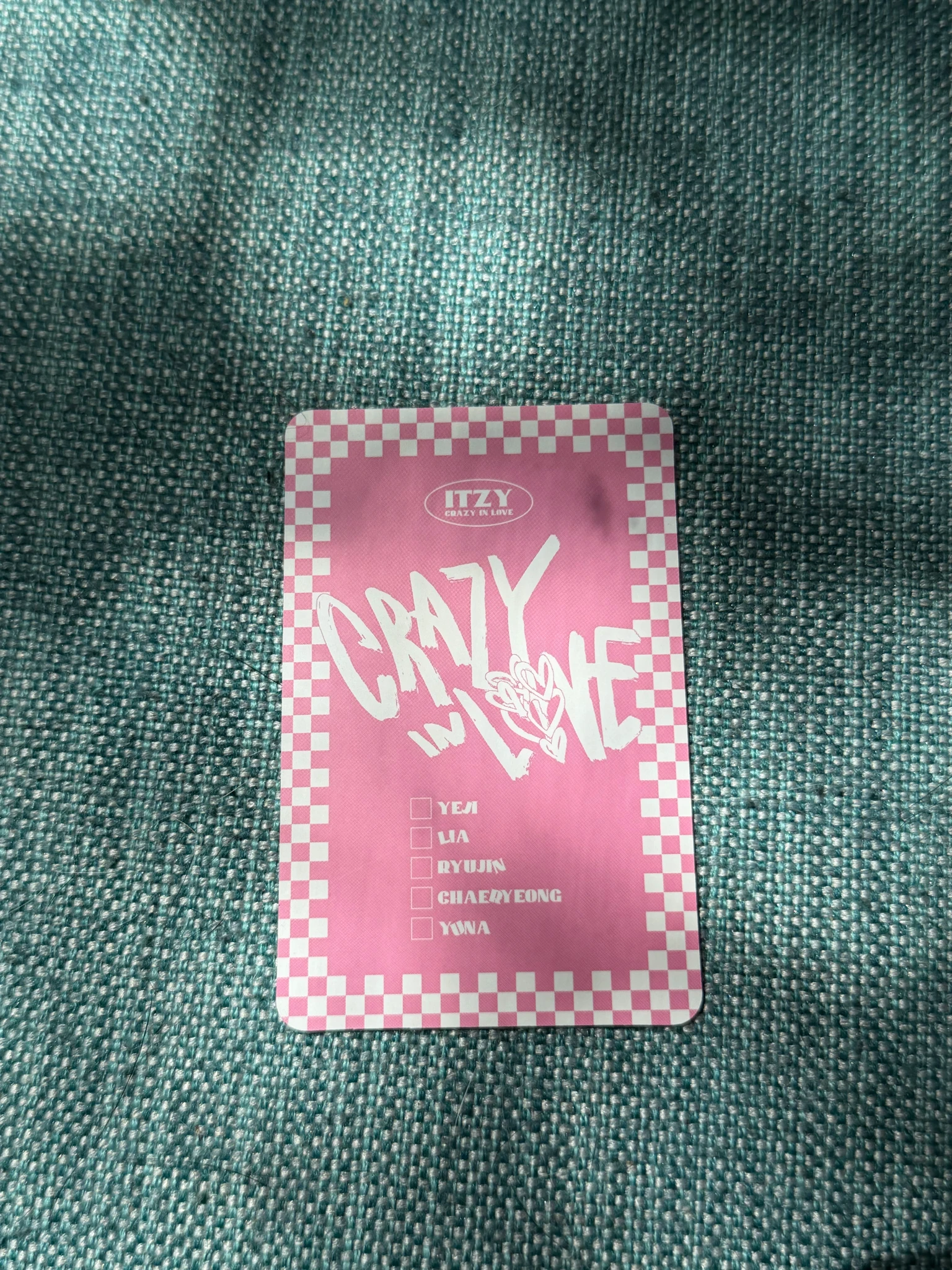 ITZY Yeji ITZY - Yeji - Crazy in Love Album album photocard listing photo 2