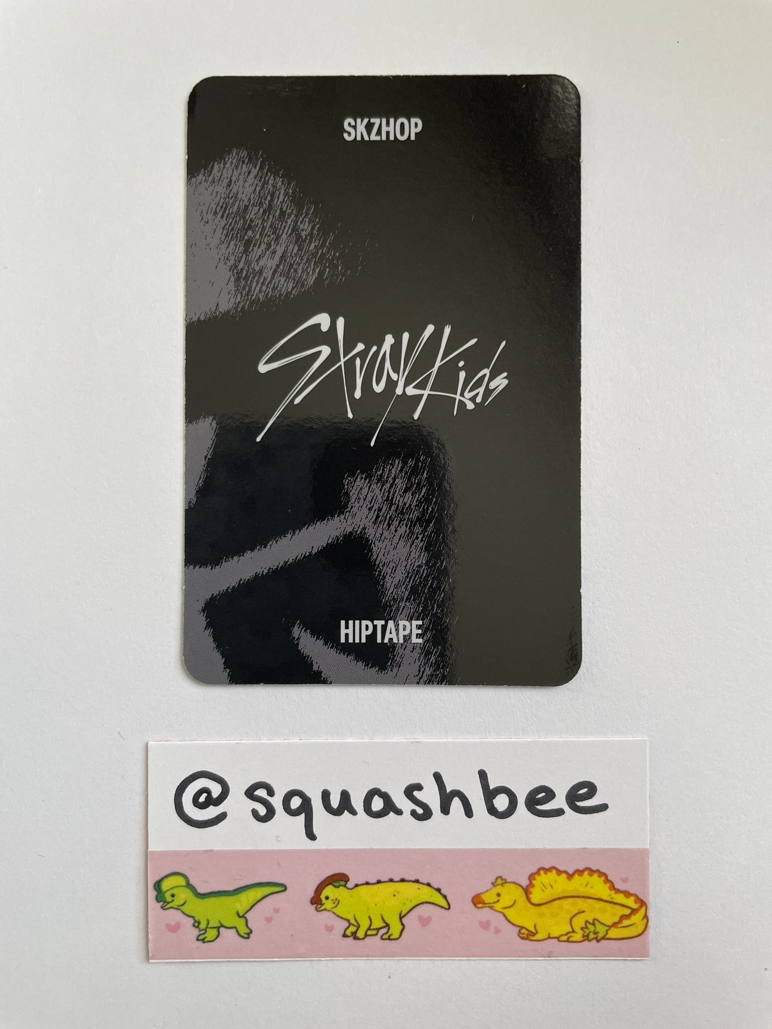 Stray Kids Hyunjin Stray Kids - Hyunjin - HOP Album album photocard accordion version monochrome listing photo 2