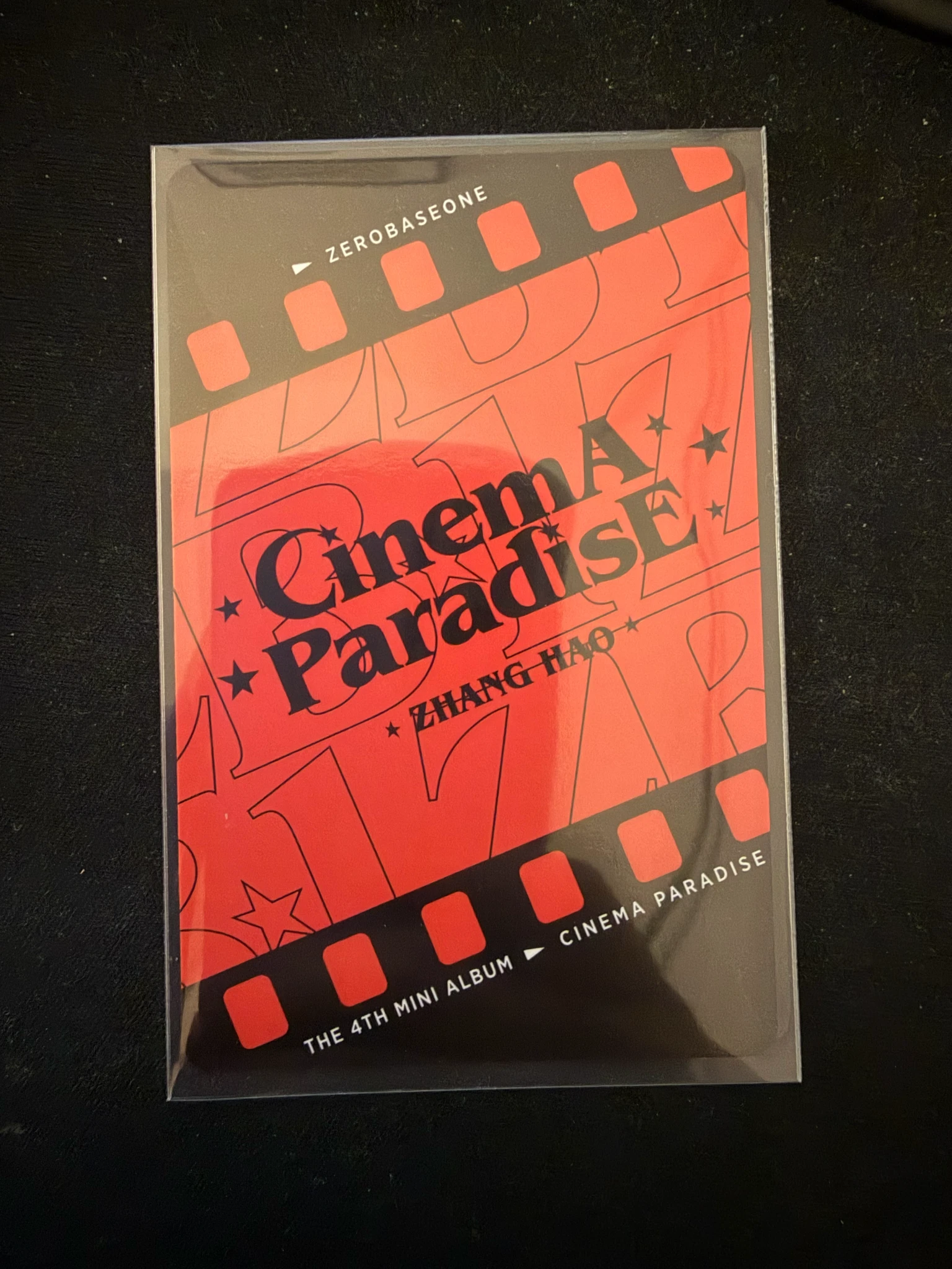 ZEROBASEONE Hao ZEROBASEONE - Hao - Cinema Paradise Album album photocard film version listing photo 2