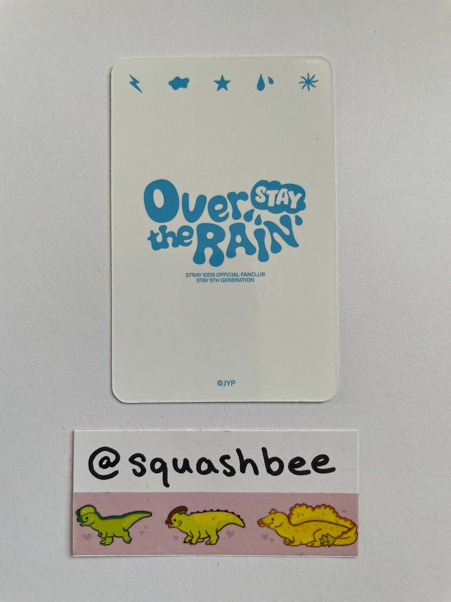 Stray Kids Lee Know Stray Kids - Lee Know - STAY Over The Rain Official Fan Club 5th Gen Other photocard set listing photo 2