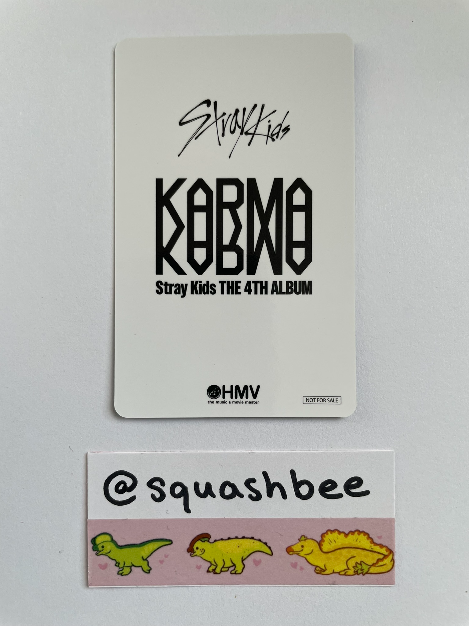 Stray Kids Bang Chan Stray Kids - Bang Chan - KARMA Album hmv lucky draw B version listing photo 2