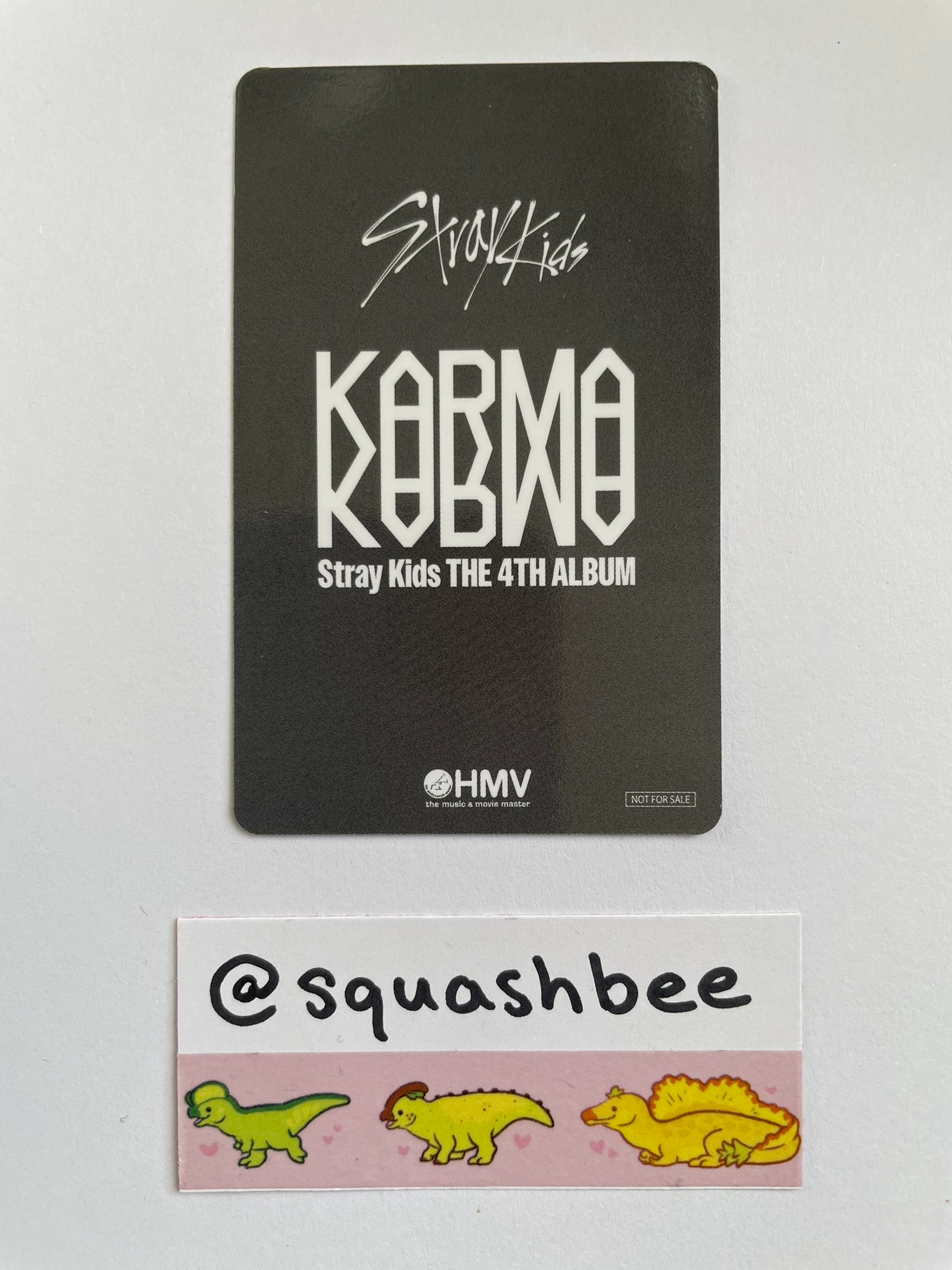 Stray Kids Changbin Stray Kids - Changbin - KARMA Album pre-order benefit (pob) hmv listing photo 2