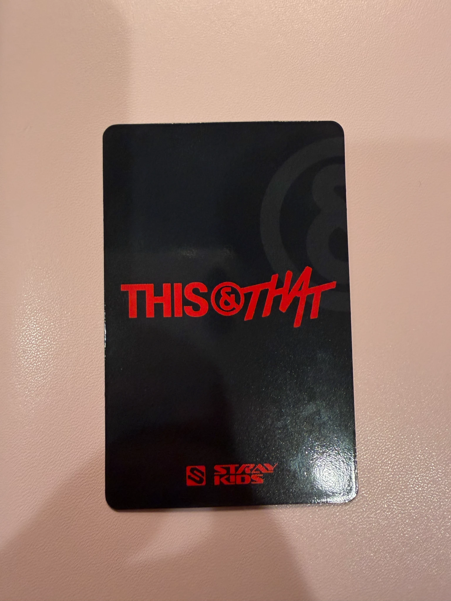Stray Kids Changbin Stray Kids - Changbin - This & That Album holographic (hologram) platform fans album version album photocard listing photo 2