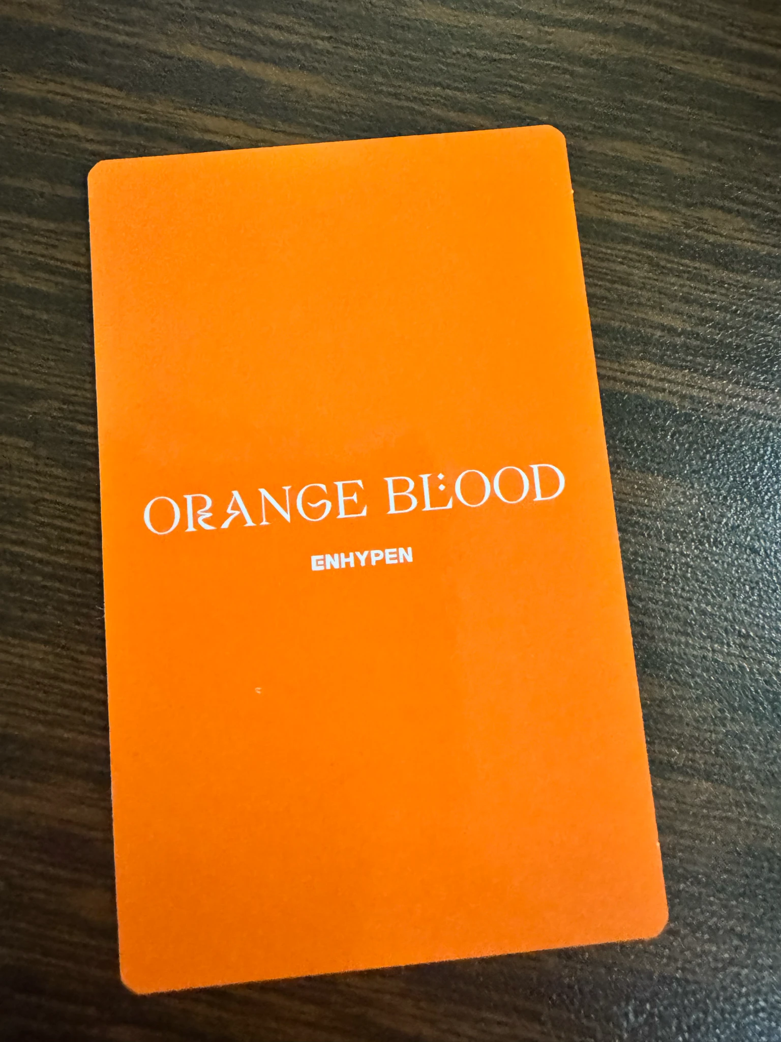ENHYPEN Ni-ki ENHYPEN - Ni-ki - ORANGE BLOOD Album listing photo 2