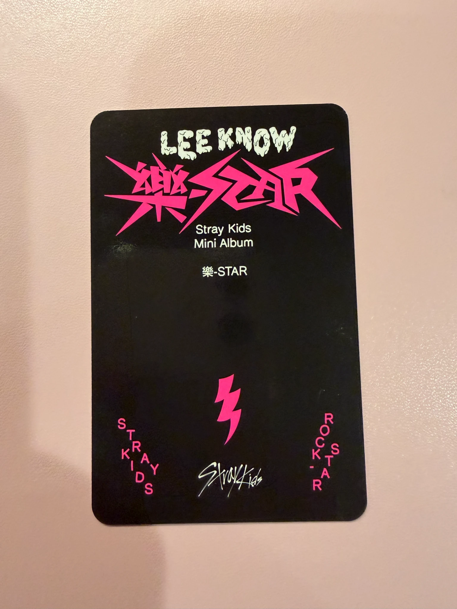 Stray Kids Lee Know Stray Kids - Lee Know - Rock-Star Album album photocard pre-order benefit postcard version listing photo 2