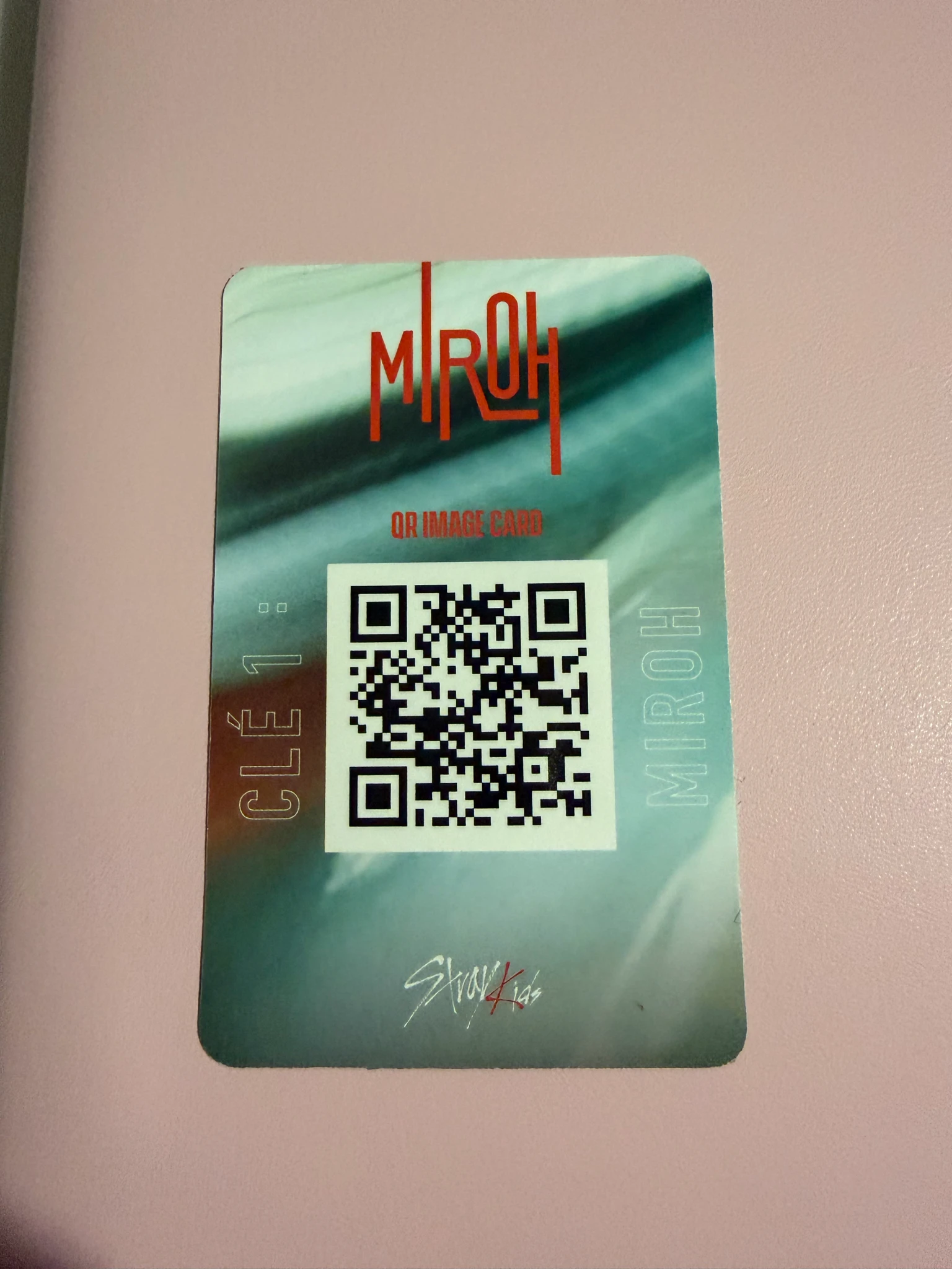 Stray Kids Hyunjin Stray Kids - Hyunjin - Clé 1: Miroh Album album photocard album title ver. listing photo 2