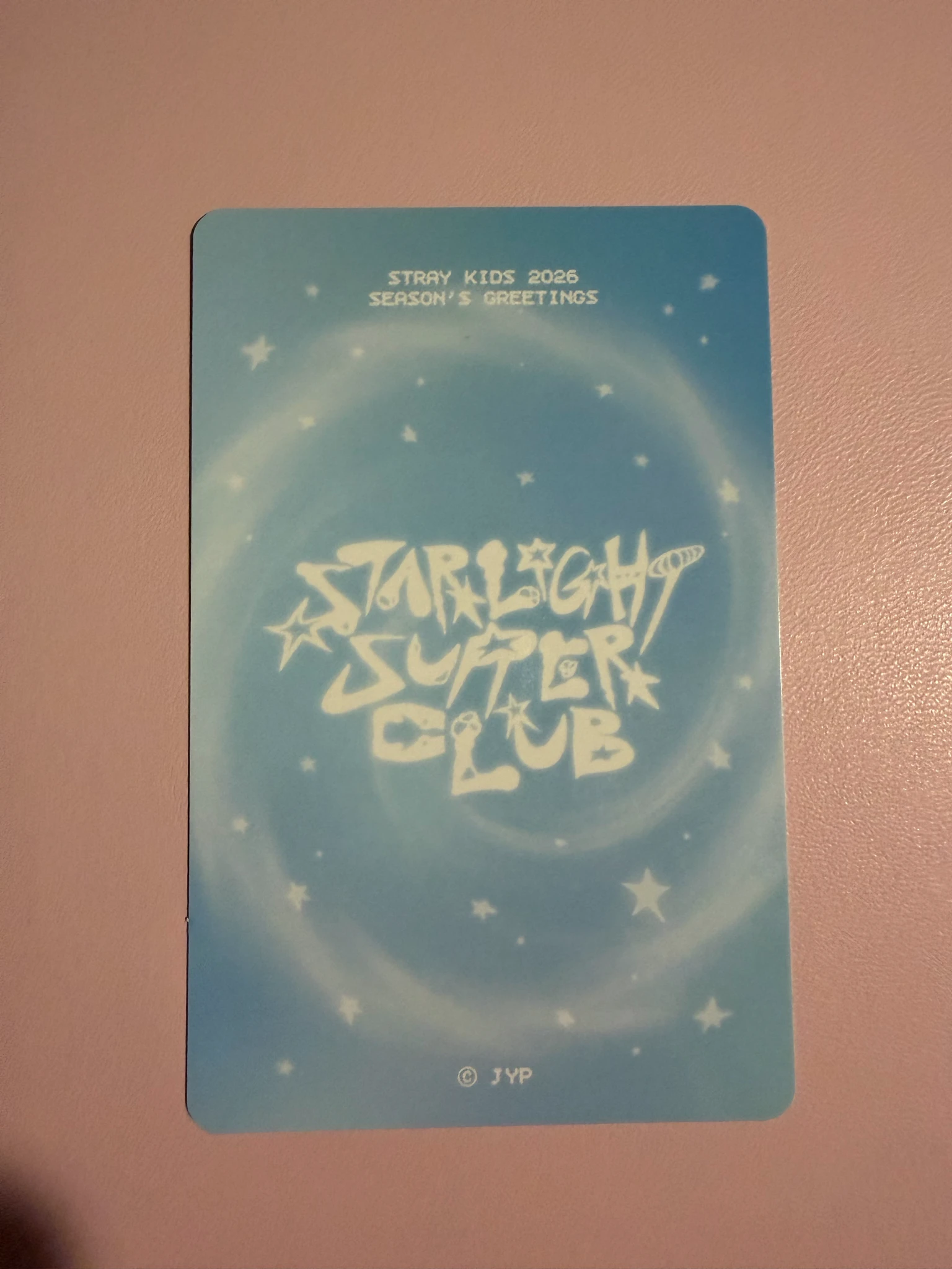 Stray Kids Hyunjin Stray Kids - Hyunjin - 2026 Season's Greetings - Starlight Supper Club Other photocard set listing photo 2