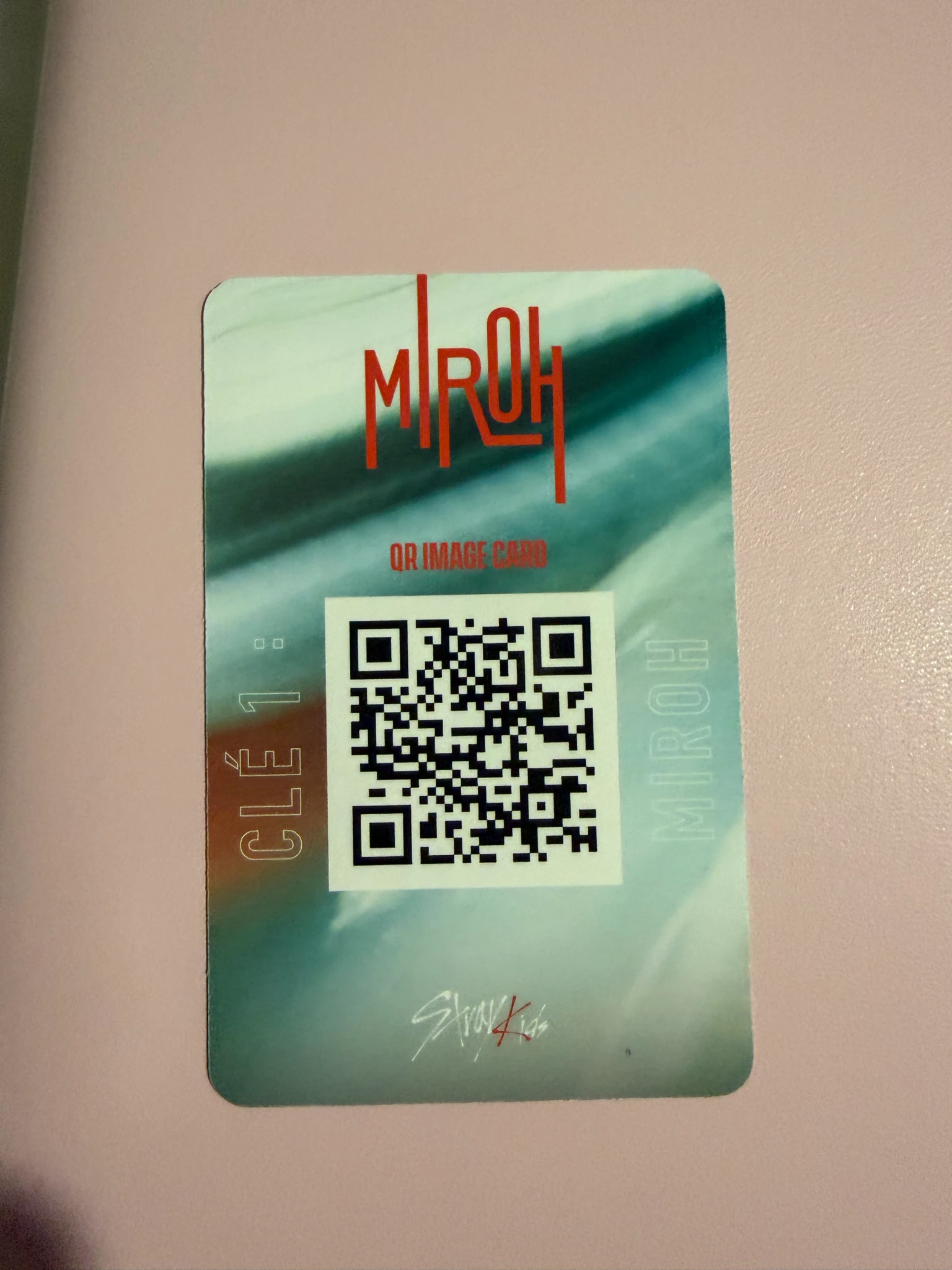 Stray Kids Changbin Stray Kids - Changbin - Clé 1: Miroh Album album photocard album title ver. listing photo 2