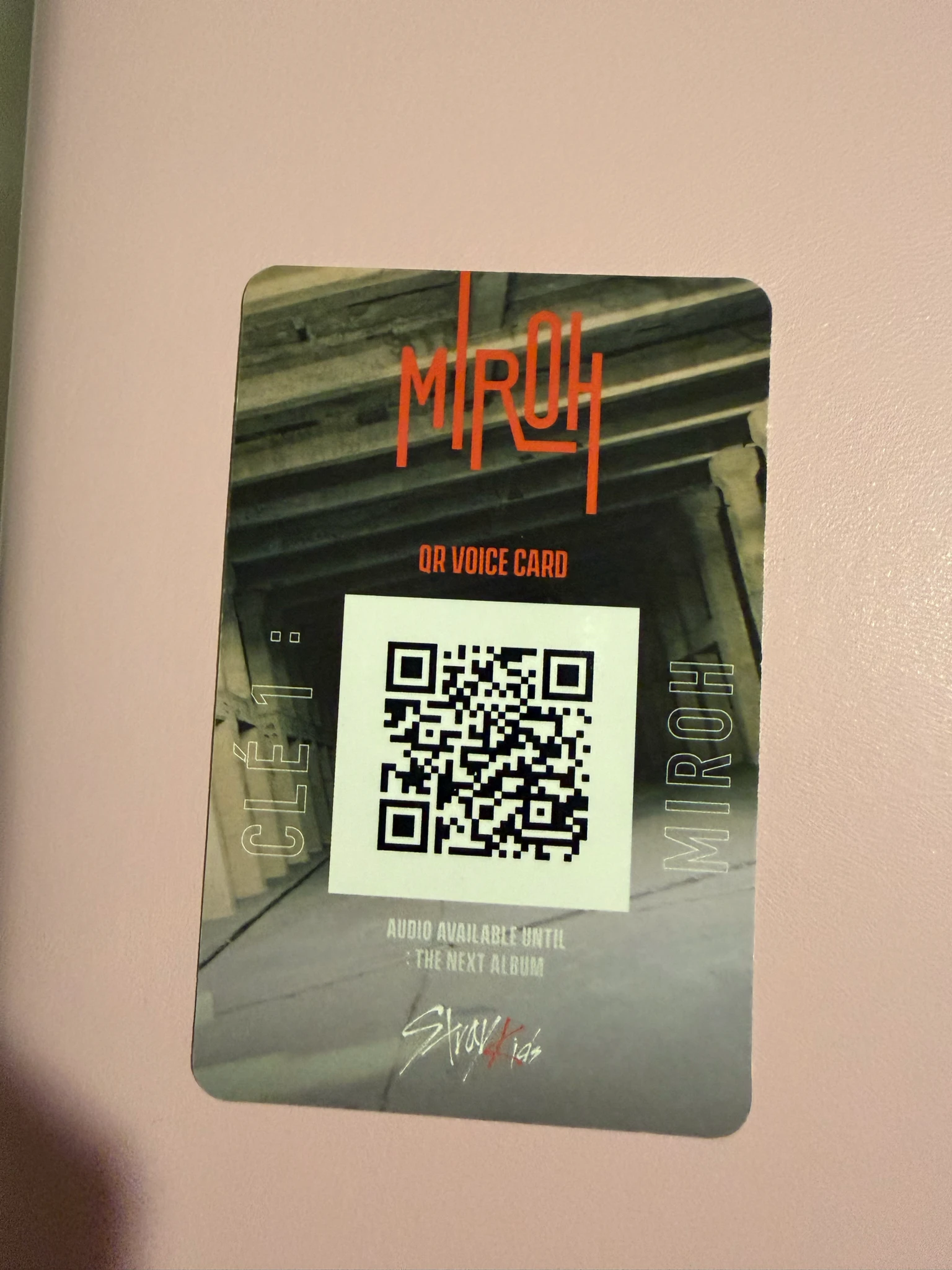 Stray Kids Changbin Stray Kids - Changbin - Clé 1: Miroh Album album photocard black border listing photo 2