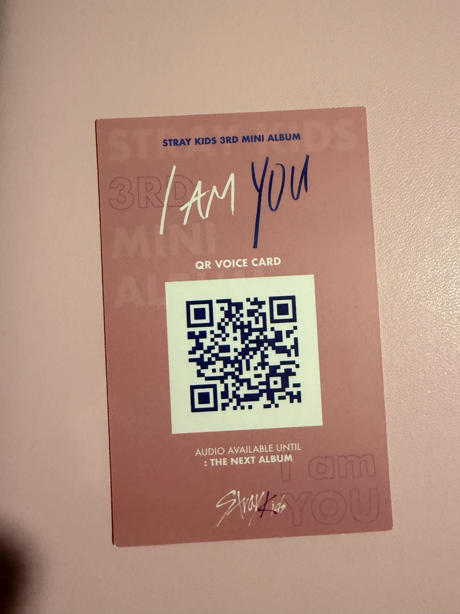 Stray Kids Felix Stray Kids - Felix - I am YOU Album album photocard C version printed signed listing photo 2