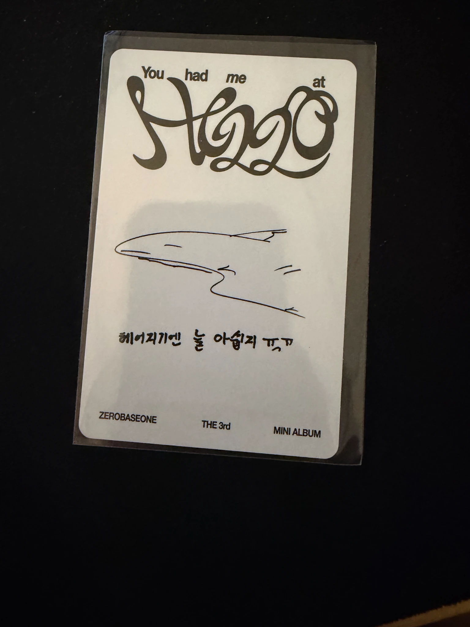 ZEROBASEONE Taerae ZEROBASEONE - Taerae - You had me at HELLO Album album photocard solar version listing photo 2