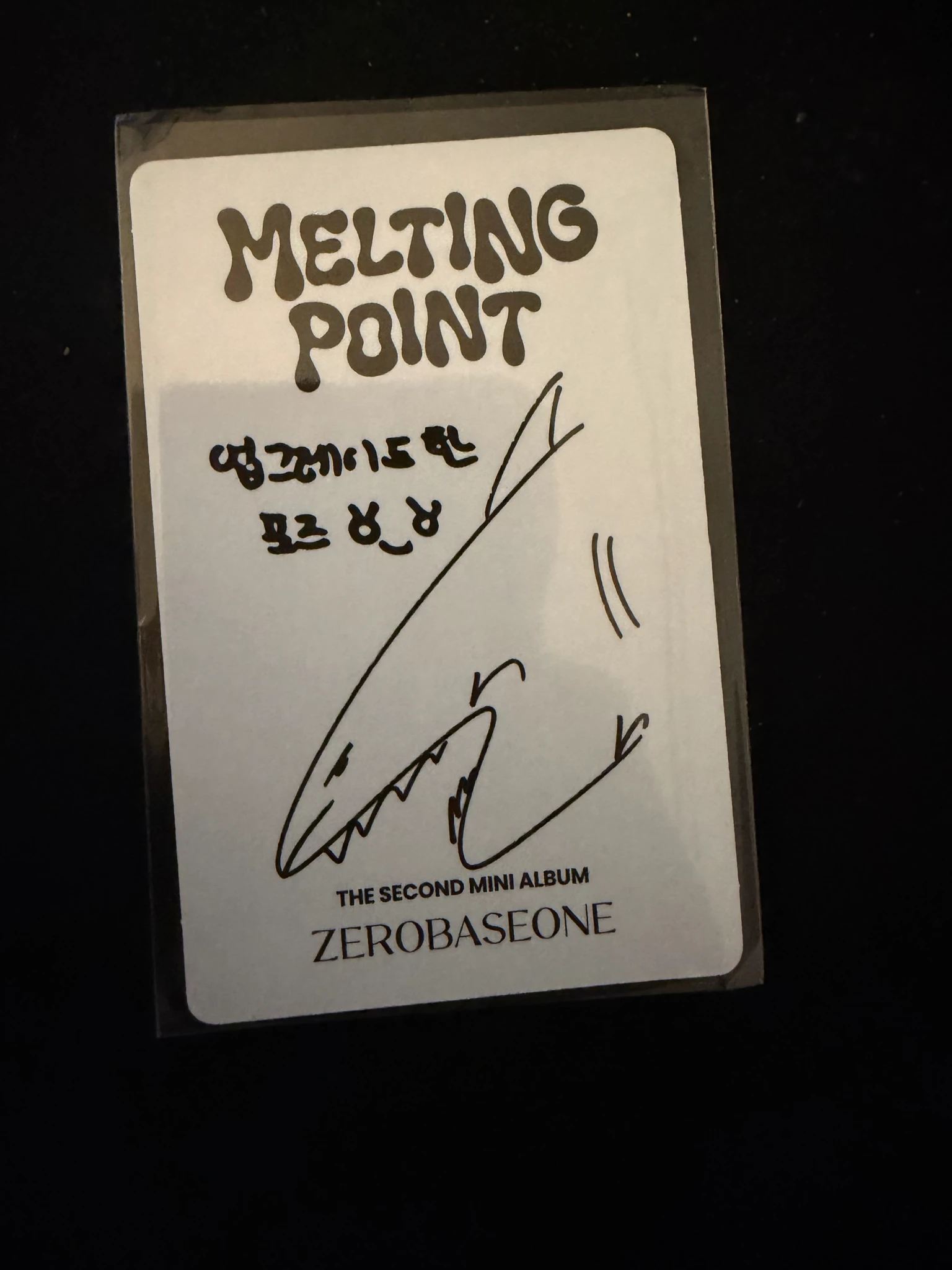 ZEROBASEONE Taerae ZEROBASEONE - Taerae - Melting Point Album album photocard fairytale version A version listing photo 2