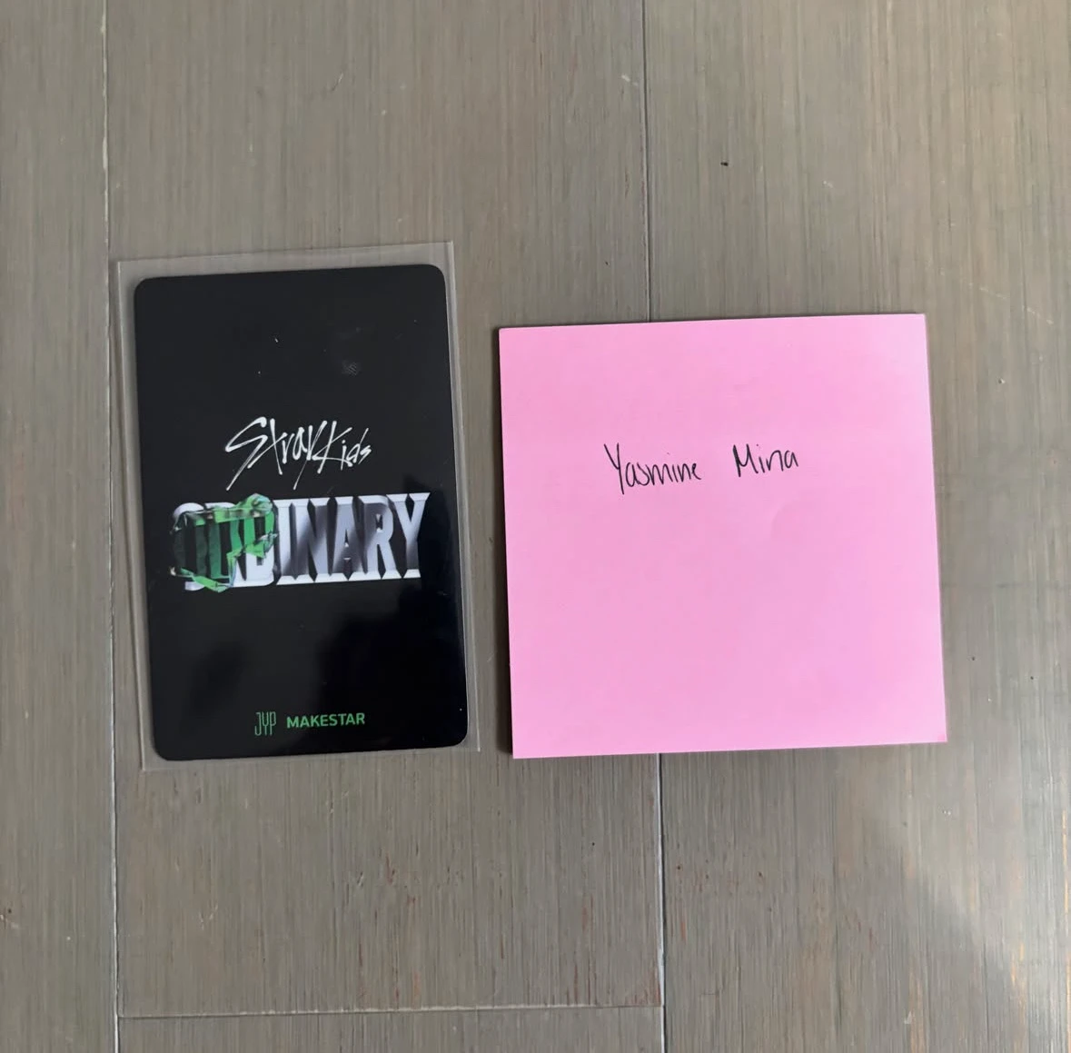 Stray Kids HAN Stray Kids - HAN - Oddinary Album pre-order benefit (pob) makestar holographic (hologram) listing photo 2