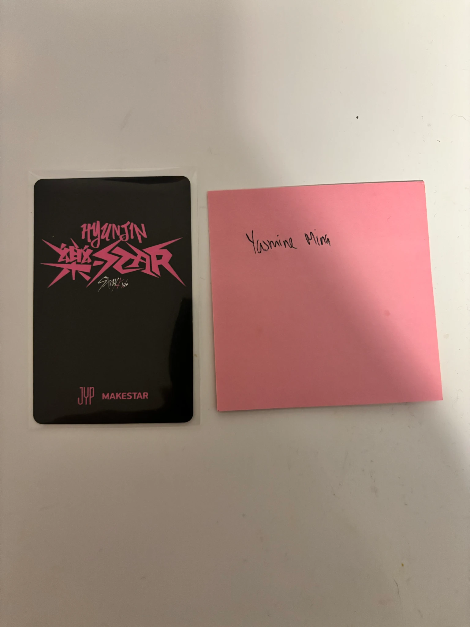 Stray Kids Hyunjin Stray Kids - Hyunjin - Rock-Star Album pob (pre-order benefit) makestar holographic (hologram) listing photo 2