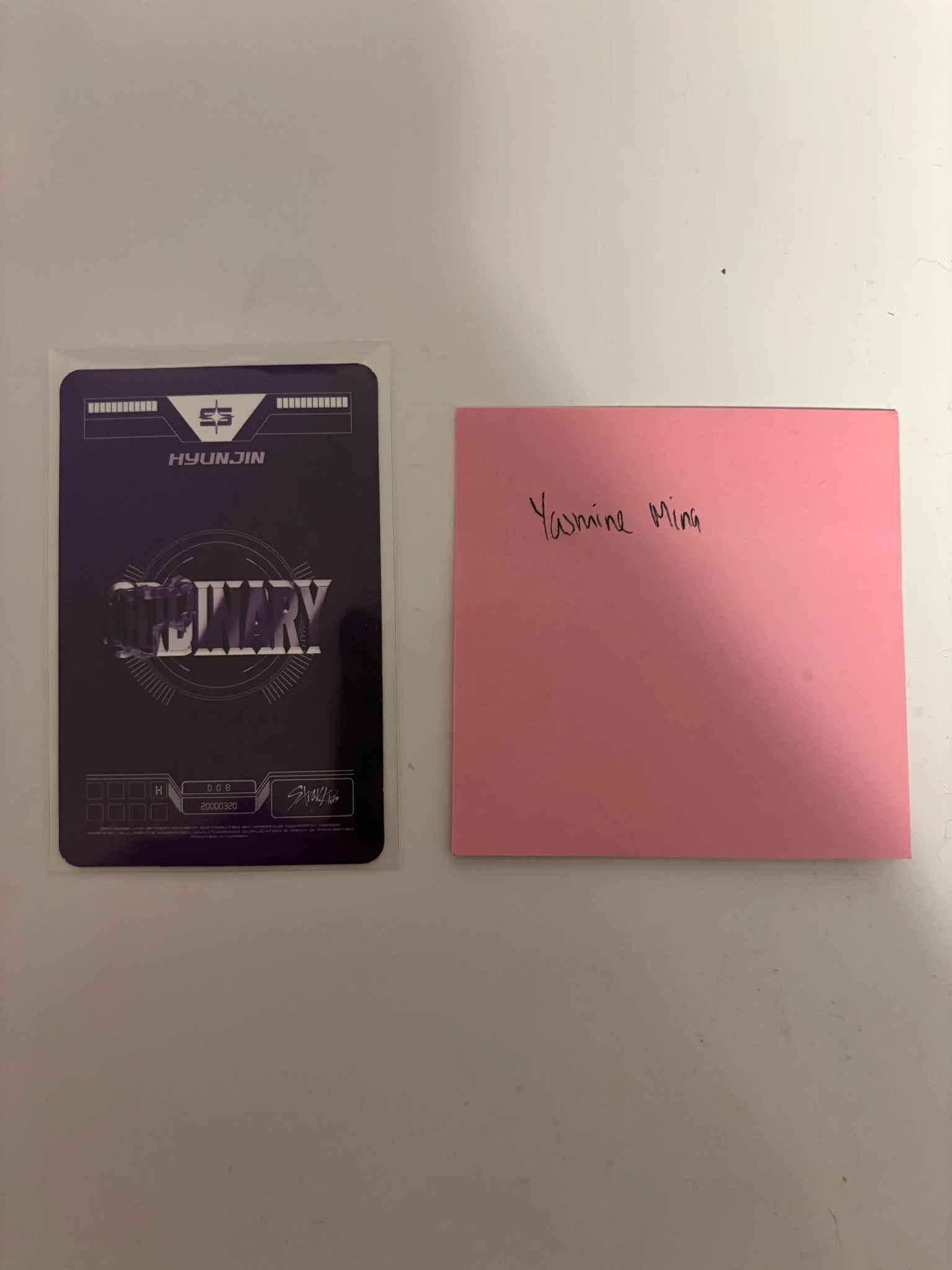 Stray Kids Hyunjin Stray Kids - Hyunjin - Oddinary Album album photocard jewel case version listing photo 2