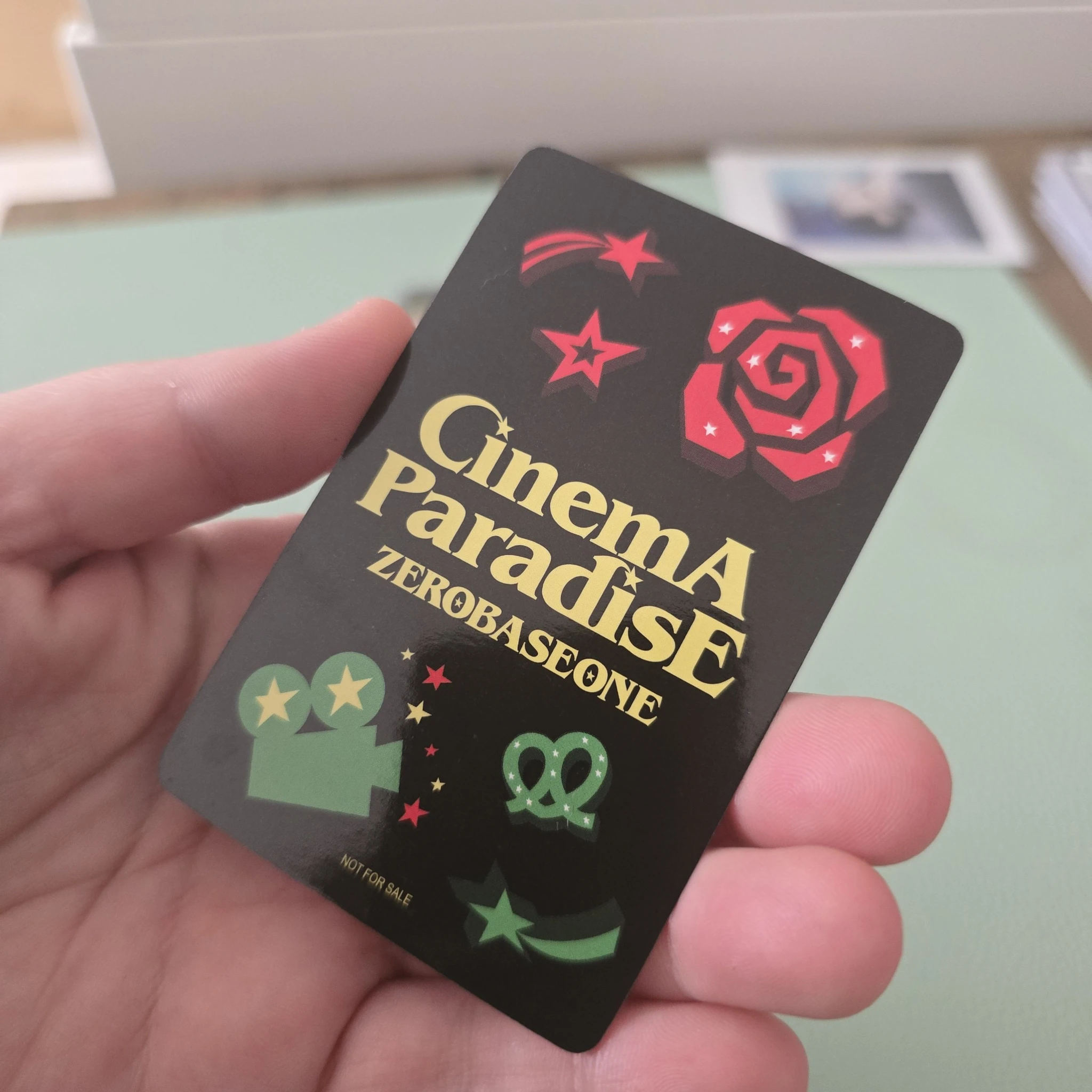 ZEROBASEONE Taerae ZEROBASEONE - Taerae - Cinema Paradise Album B version japan retail stores pob (pre-order benefit) listing photo 2