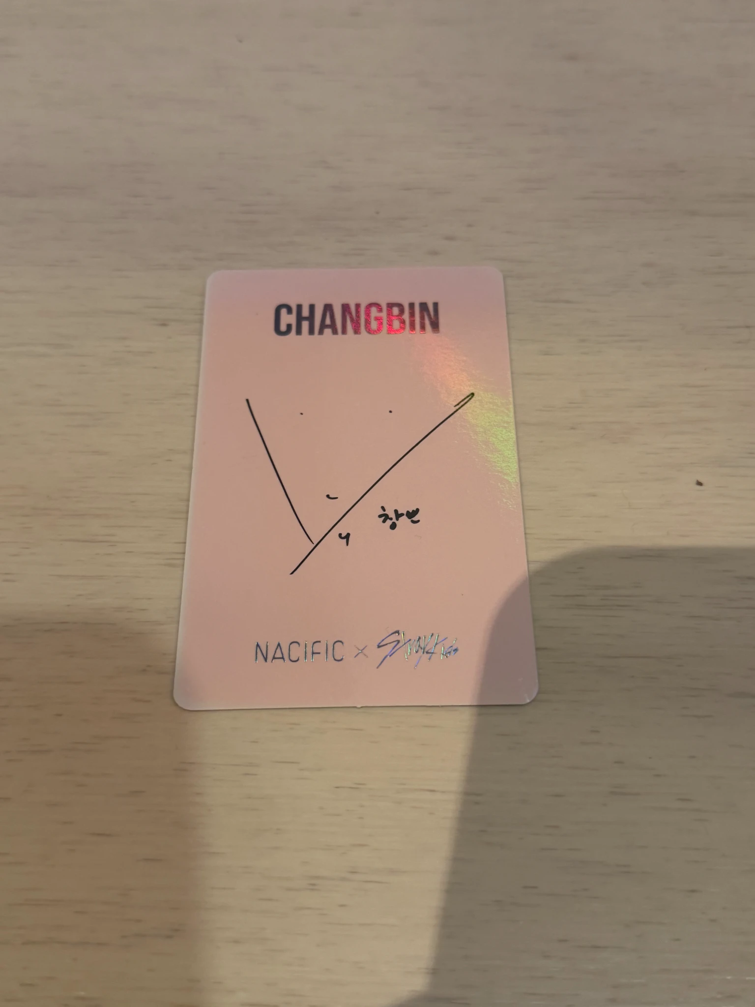 Stray Kids Changbin Stray Kids - Changbin - NACIFIC  x Stray Kids Other brand collaboration nacific round 3 holographic (hologram) listing photo 2