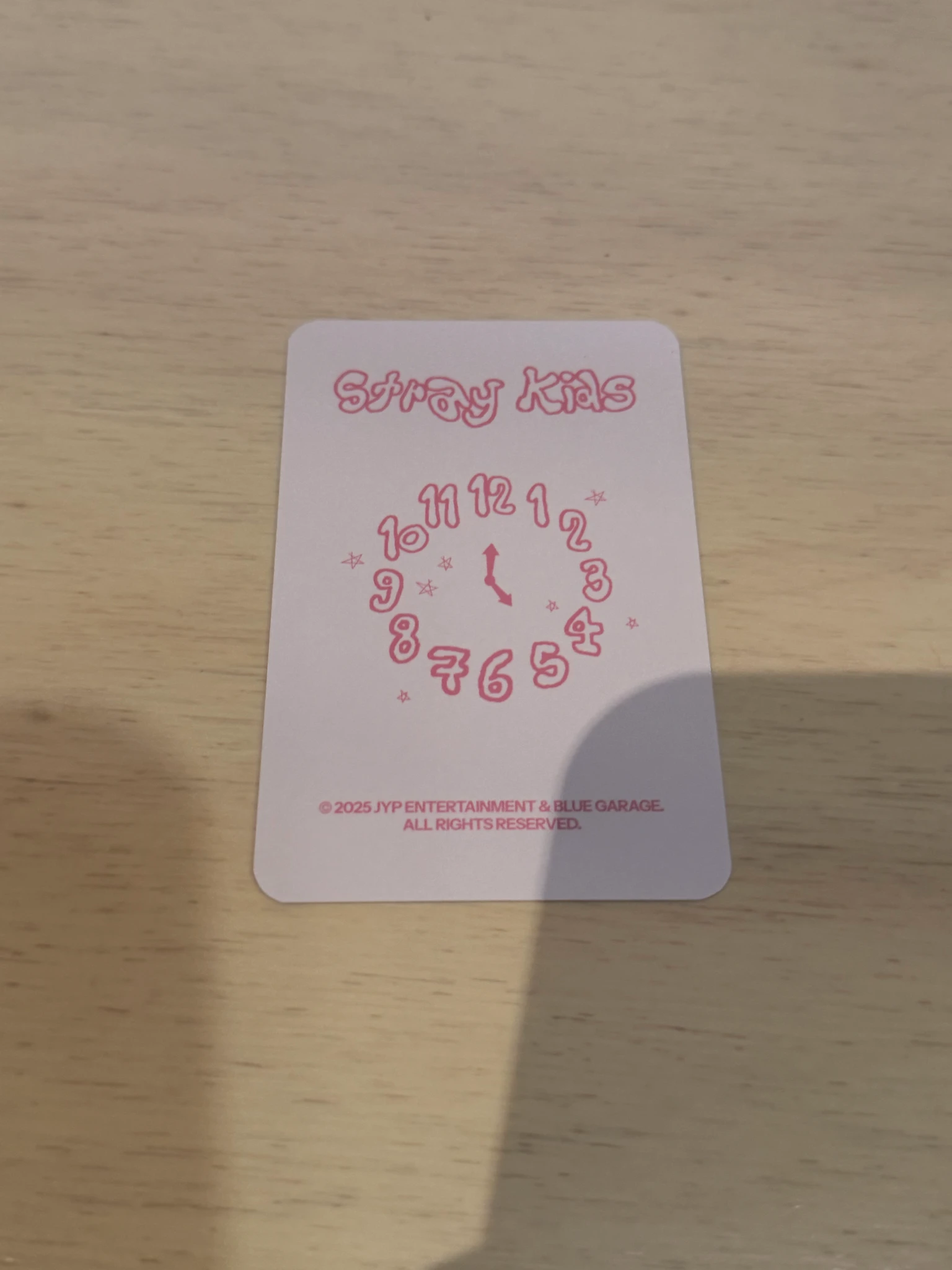 Stray Kids I.N Stray Kids - I.N - 5th Fanmeeting - SKZ 5'Clock Event merch photocard listing photo 2