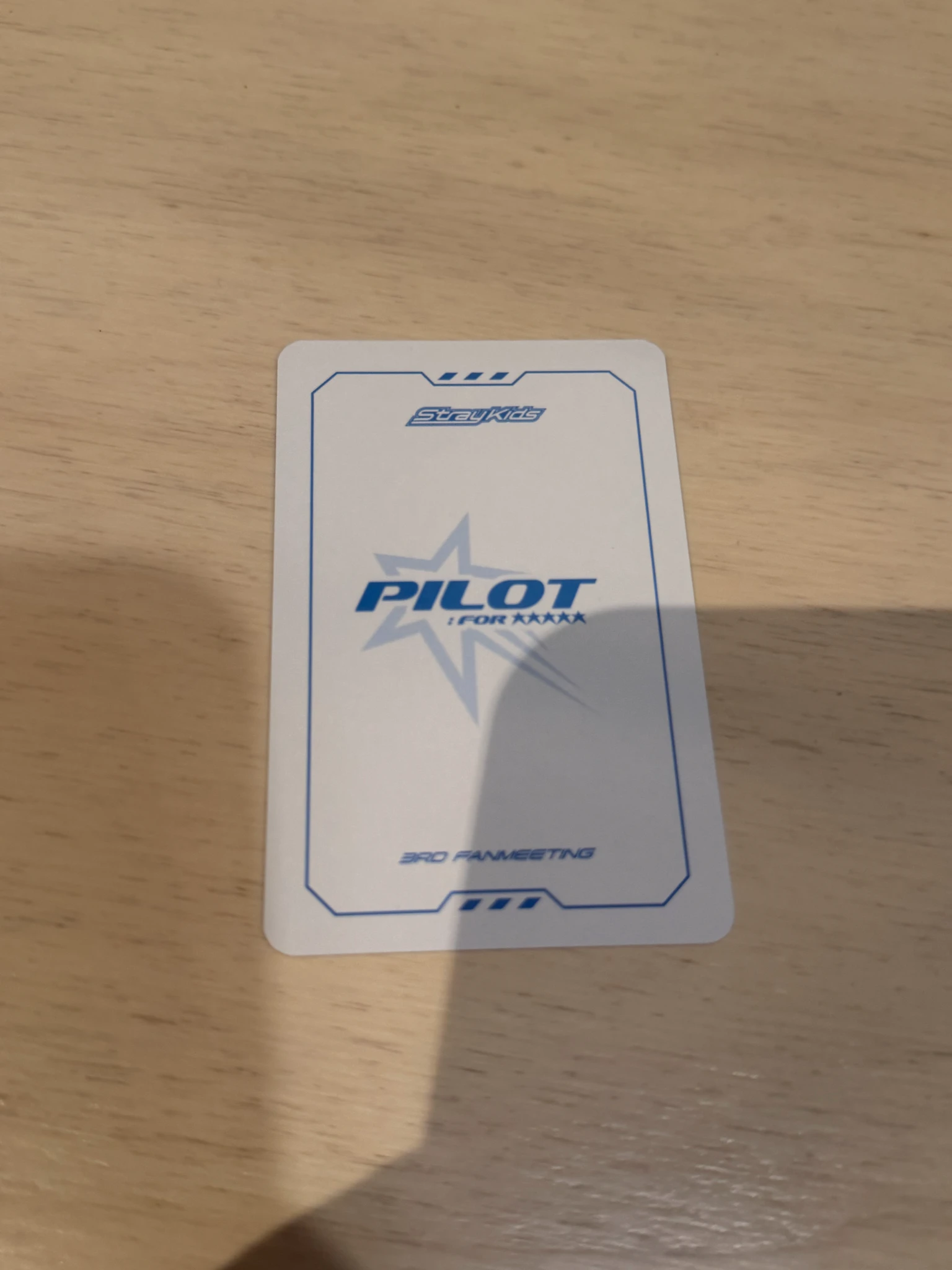 Stray Kids Changbin Stray Kids - Changbin - 3rd Fanmeeting - Pilot for 5 Star Event merch photocard box tape listing photo 2