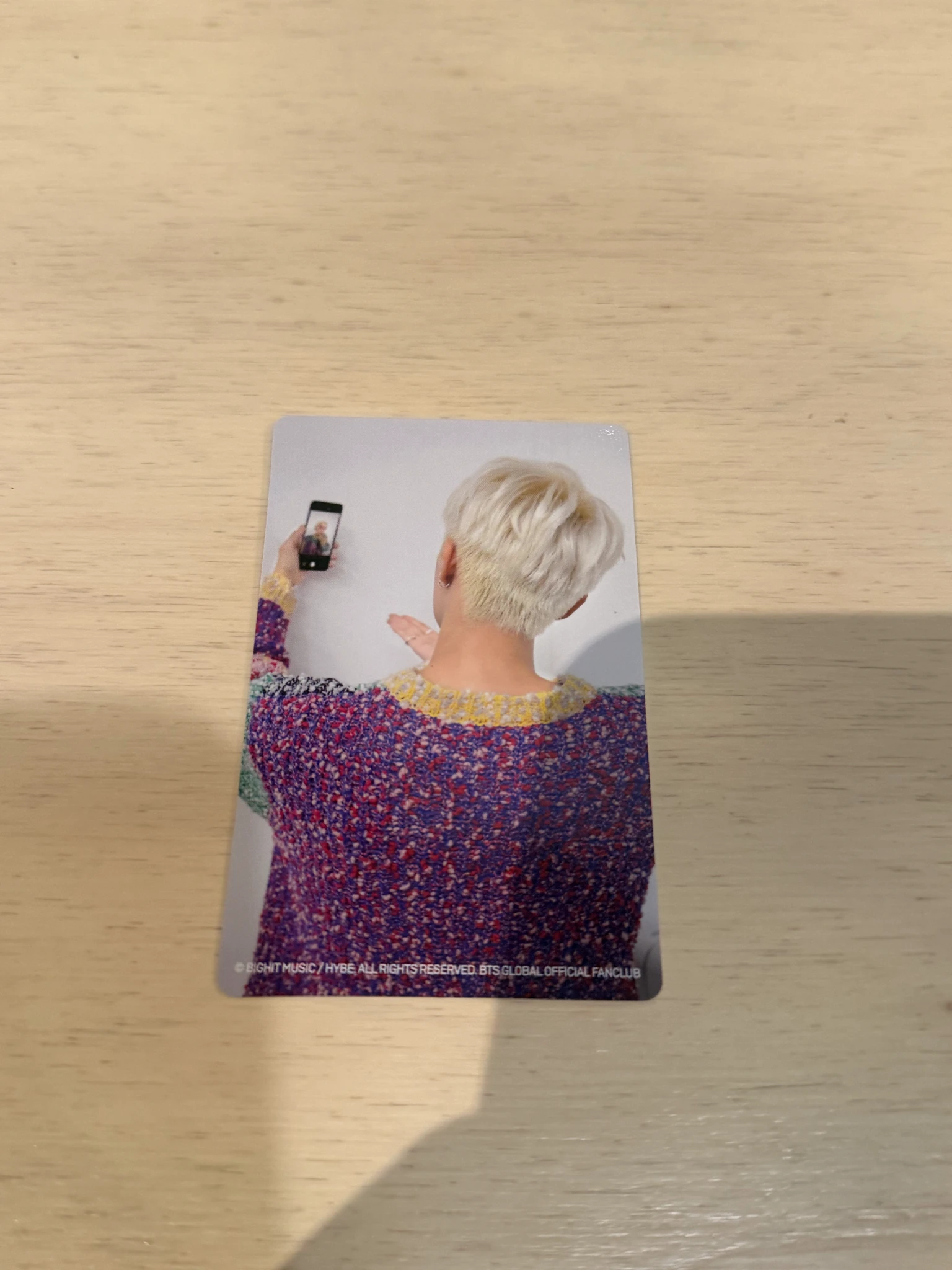 BTS j-hope BTS - j-hope - JPFC Membership Other photocard jpfc mobile double-sided listing photo 2