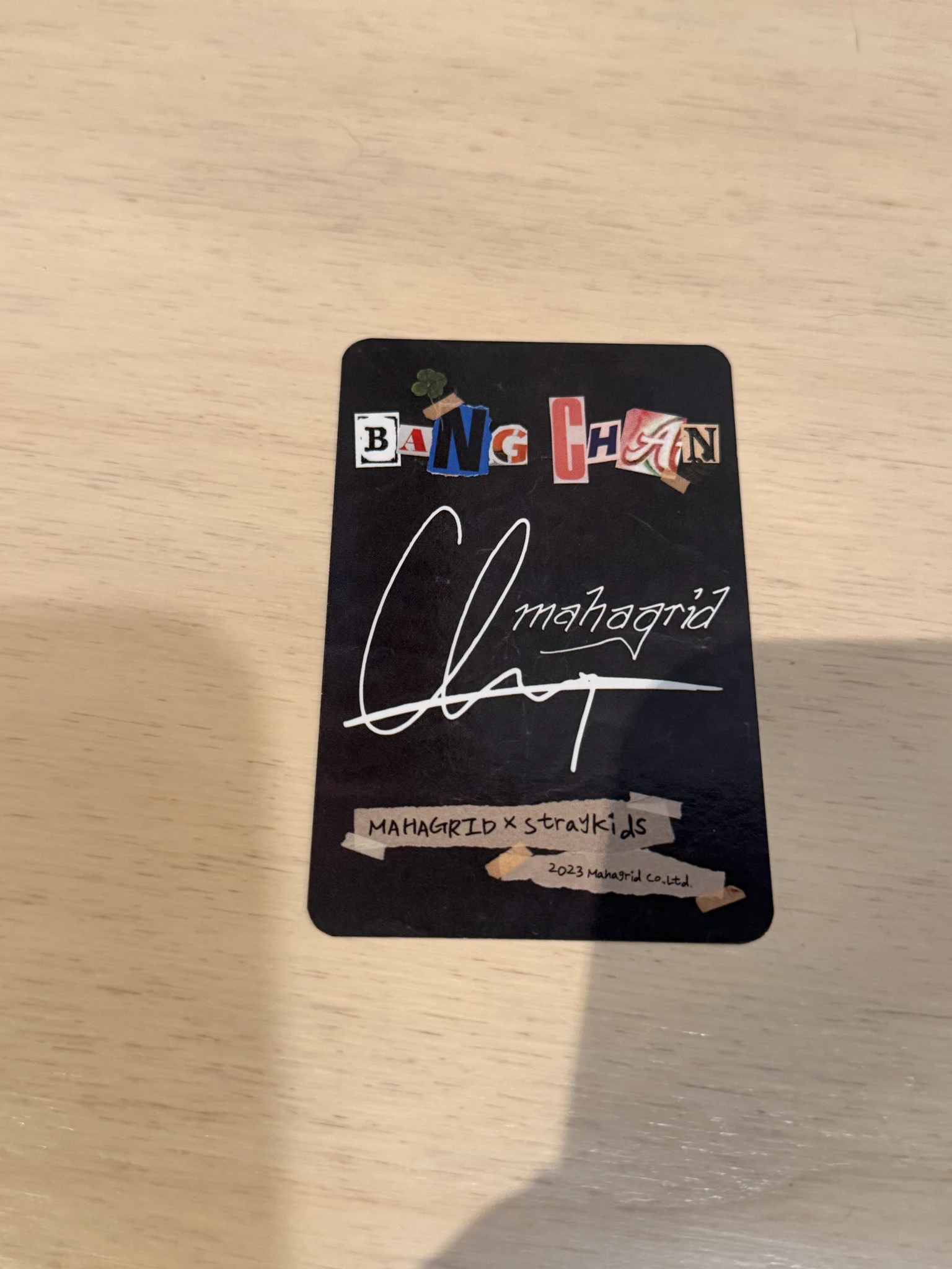Stray Kids Bang Chan Stray Kids - Bang Chan - Mahagrid x Stray Kids Other round 4 brand collaboration mahagrid photocard set listing photo 2