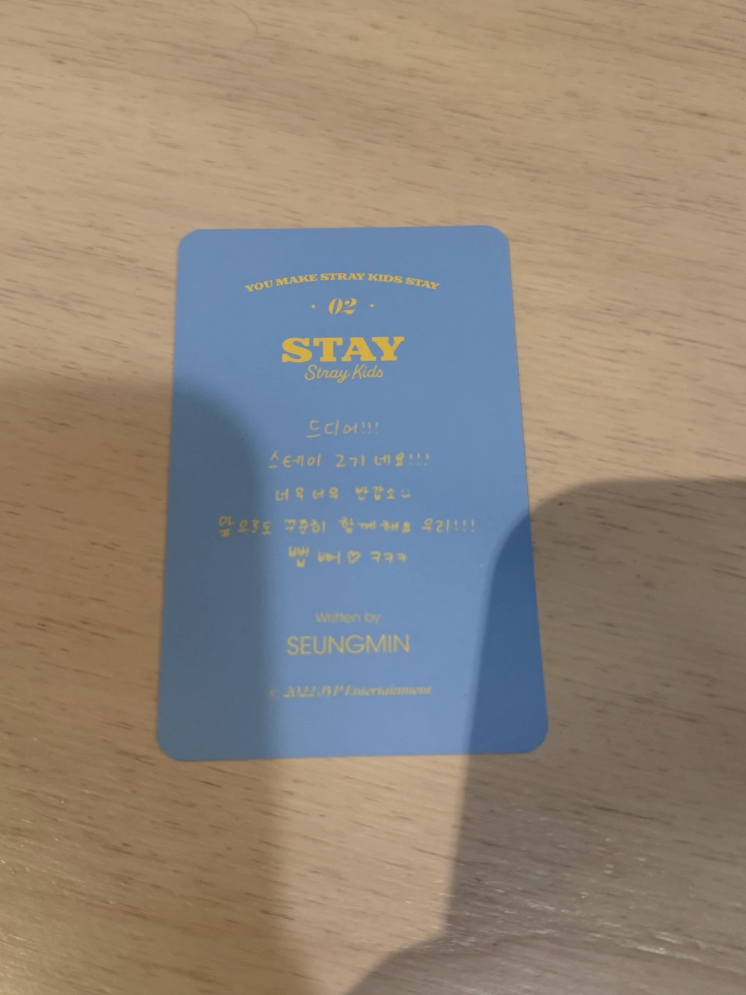 Stray Kids Seungmin Stray Kids - Seungmin - Official Fanclub STAY 2nd Gen Kit Other photocard set listing photo 2
