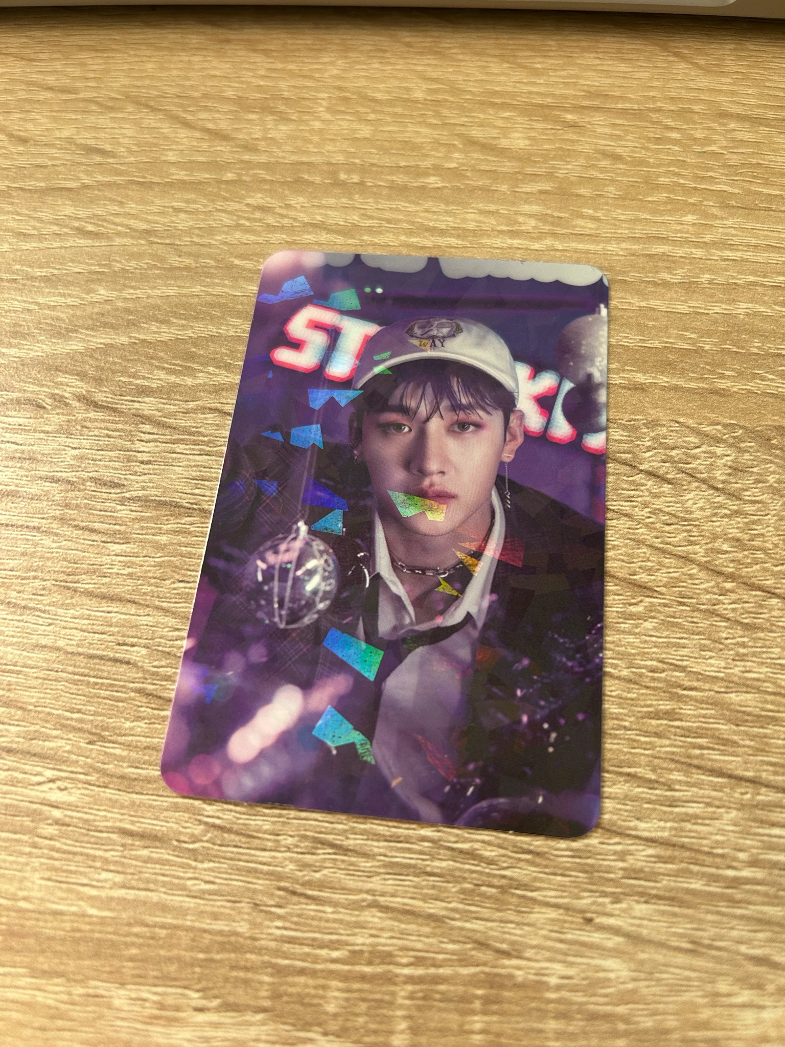 Stray Kids Bang Chan Stray Kids - Bang Chan - Christmas EveL Album album photocard glitter ver. glitter listing photo 2