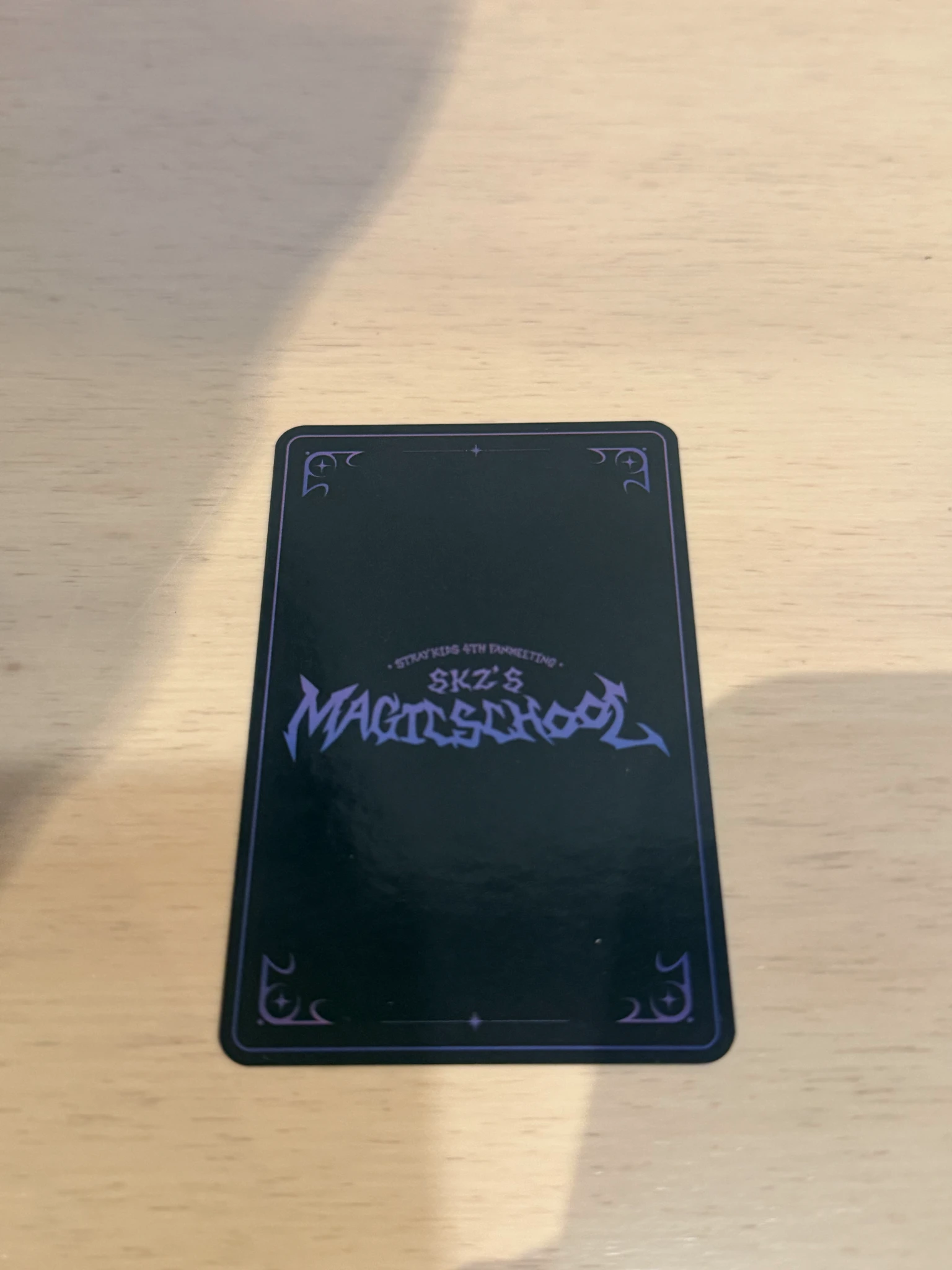 Stray Kids Changbin Stray Kids - Changbin - 4th Fanmeeting - SKZ's Magic School Event merch photocard photocard set box tape A version listing photo 2
