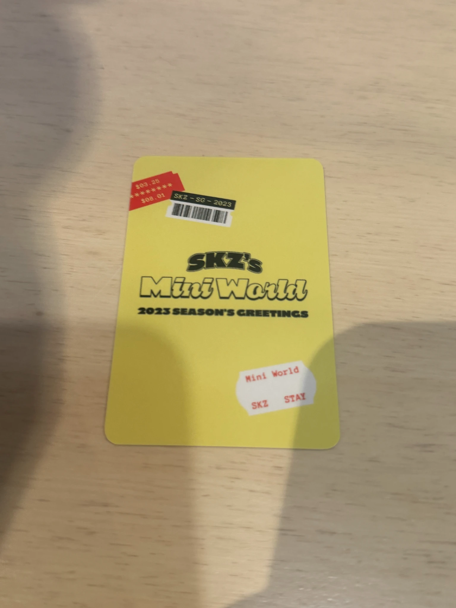 Stray Kids Seungmin Stray Kids - Seungmin - Season's Greetings 2023 – SKZ's Mini World Event season's greetings listing photo 2