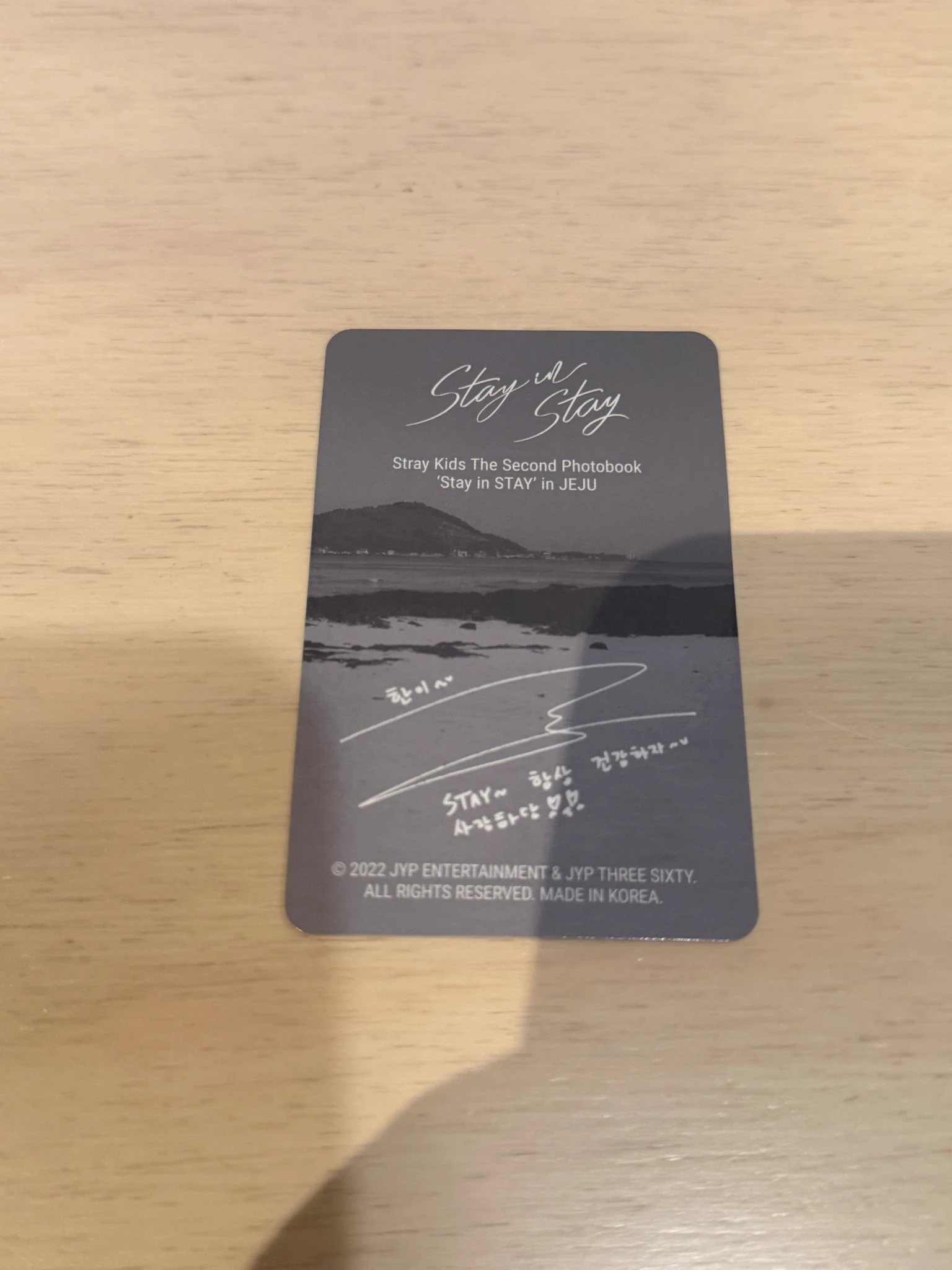 Stray Kids HAN Stray Kids - HAN - ‘Stay In STAY’ in Jeju Photobook Other photocard set listing photo 2