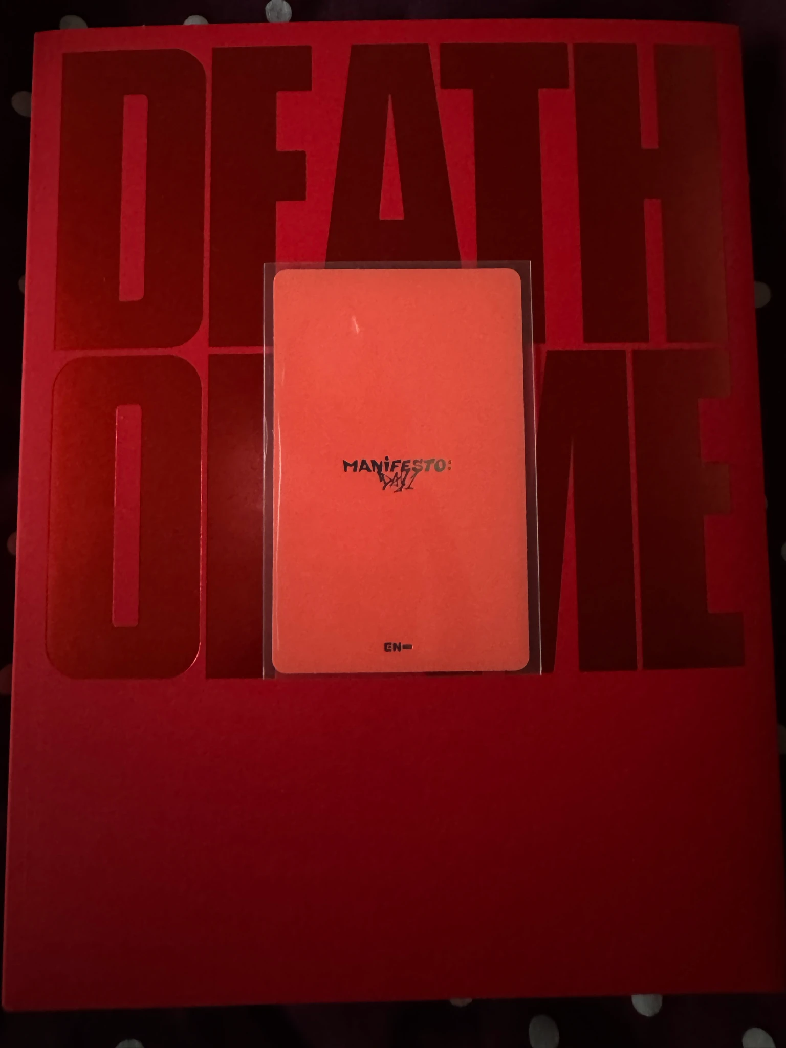ENHYPEN Jake ENHYPEN - Jake - MANIFESTO: DAY 1 Album album photocard d ver. listing photo 2