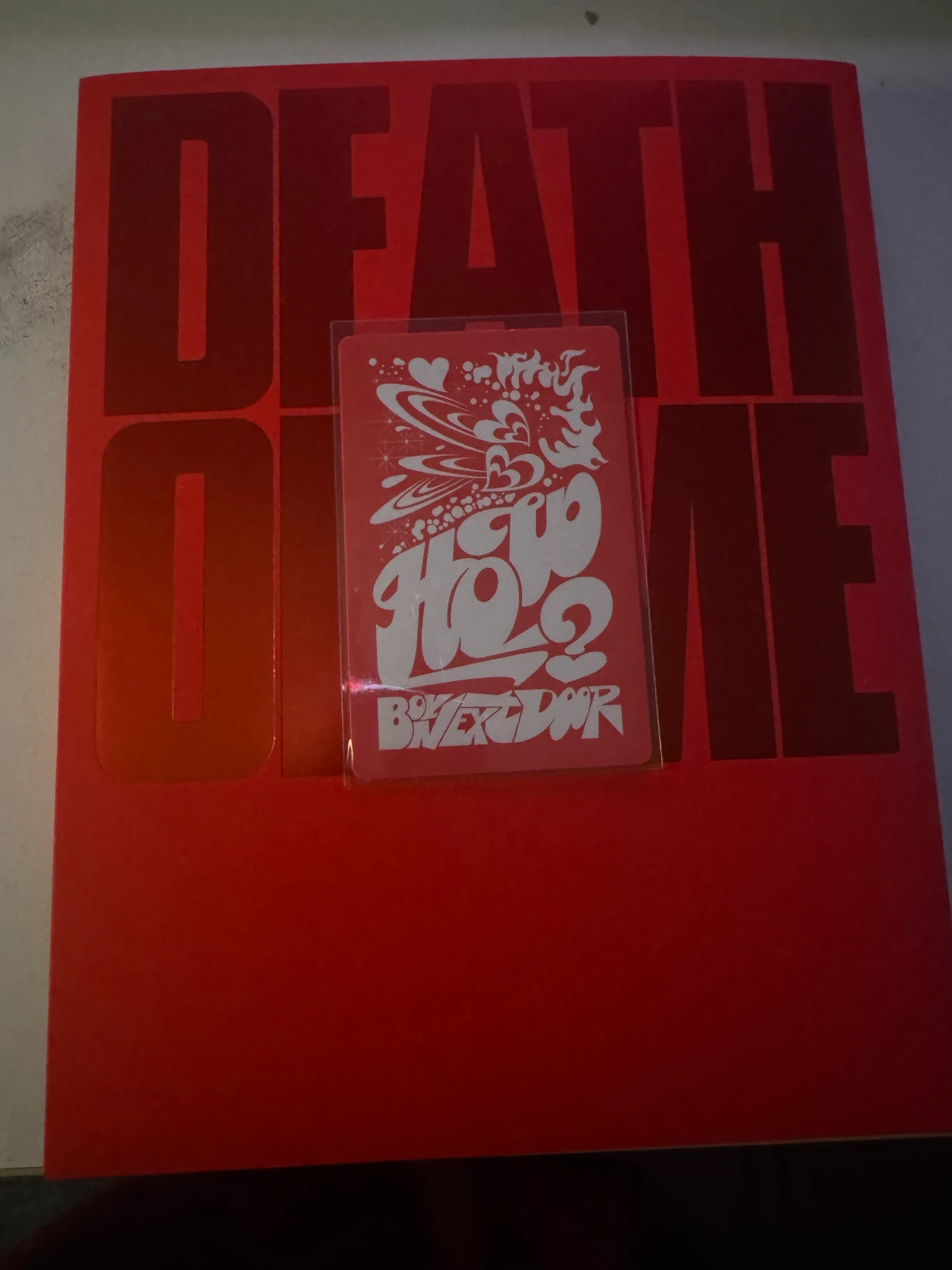 BOYNEXTDOOR Woonhak BOYNEXTDOOR - Woonhak - HOW? Album album photocard fire version A version listing photo 2
