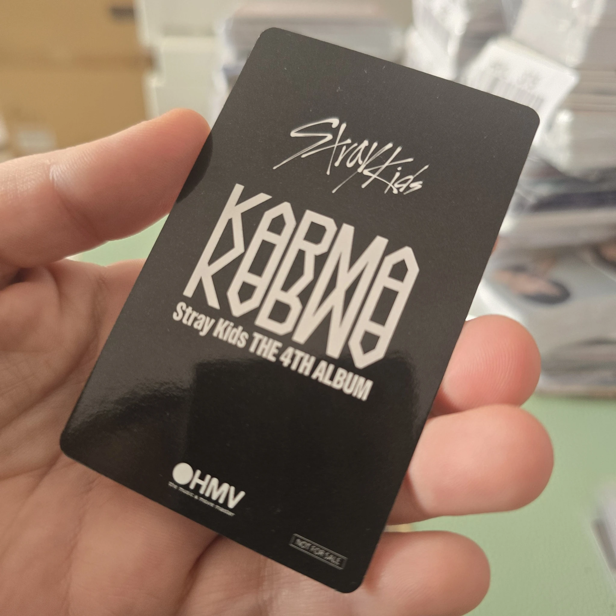 Stray Kids I.N Stray Kids - I.N - KARMA Album A version hmv japan lucky draw (LD) listing photo 2