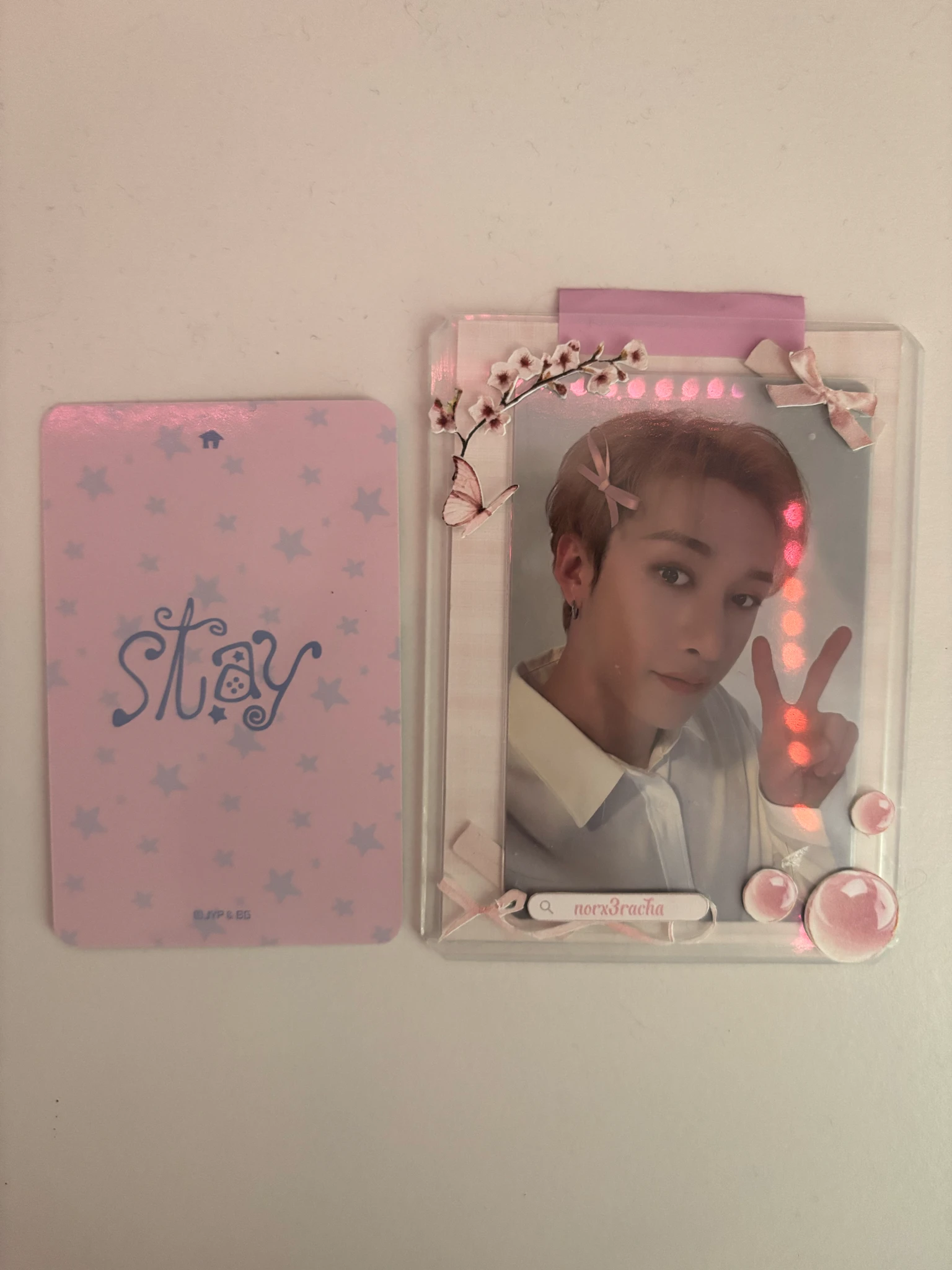Stray Kids Stray Kids - Bang Chan & HAN - 6th Fanmeeting - STAY in Our Little House  Event merch photocard bag listing photo 2