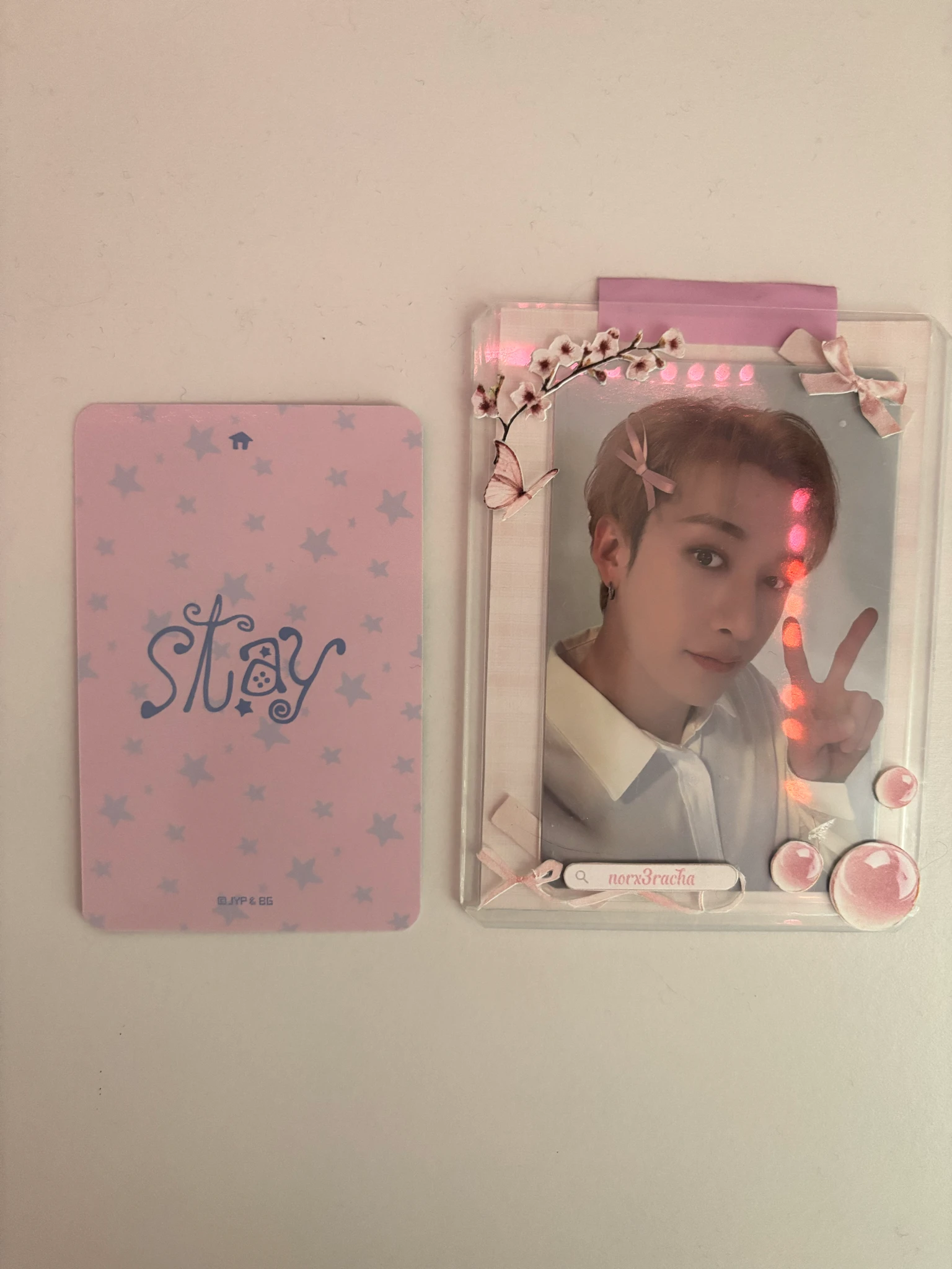 Stray Kids Stray Kids - Bang Chan & HAN - 6th Fanmeeting - STAY in Our Little House  Event merch photocard bag listing photo 2