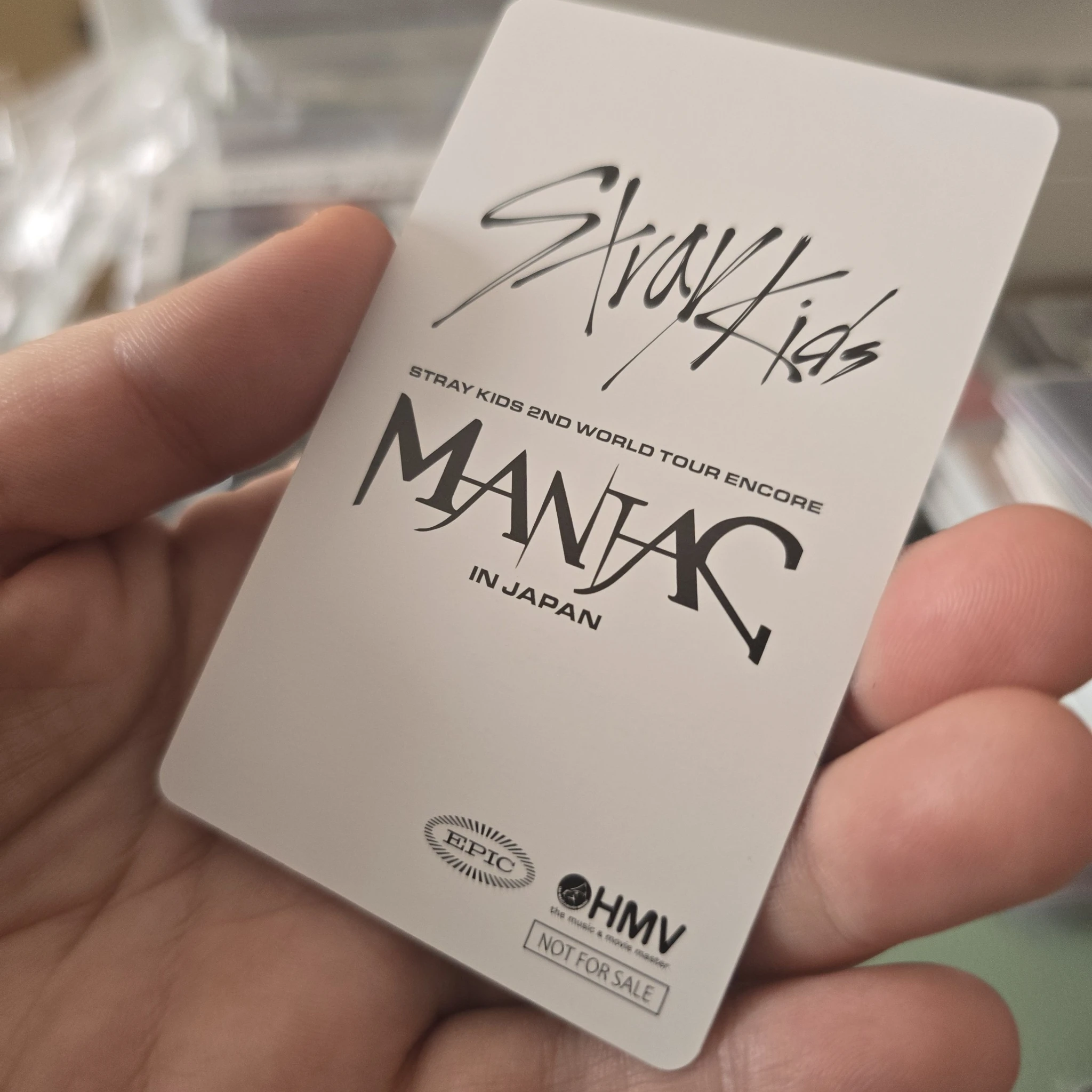 Stray Kids Changbin Stray Kids - Changbin - 2nd World Tour MANIAC ENCORE in JAPAN Blu-ray Other hmv pre-order benefit (pob) listing photo 2