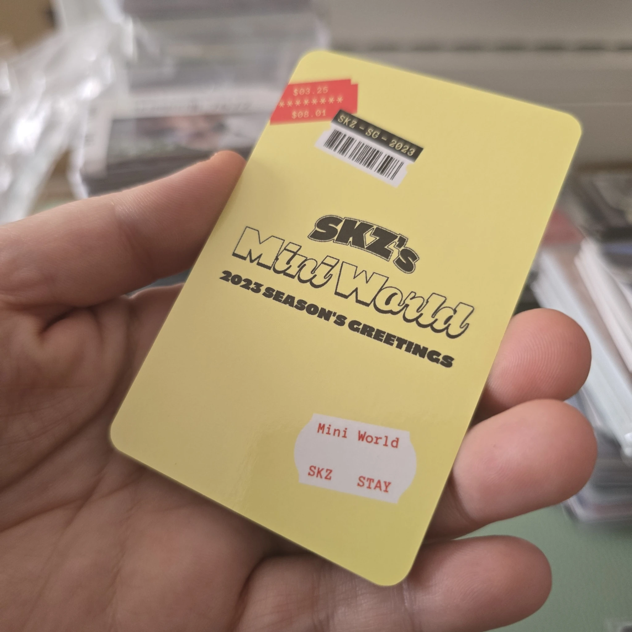 Stray Kids Changbin Stray Kids - Changbin - 2023 Season's Greetings - SKZ's Mini World Other photocard set listing photo 2