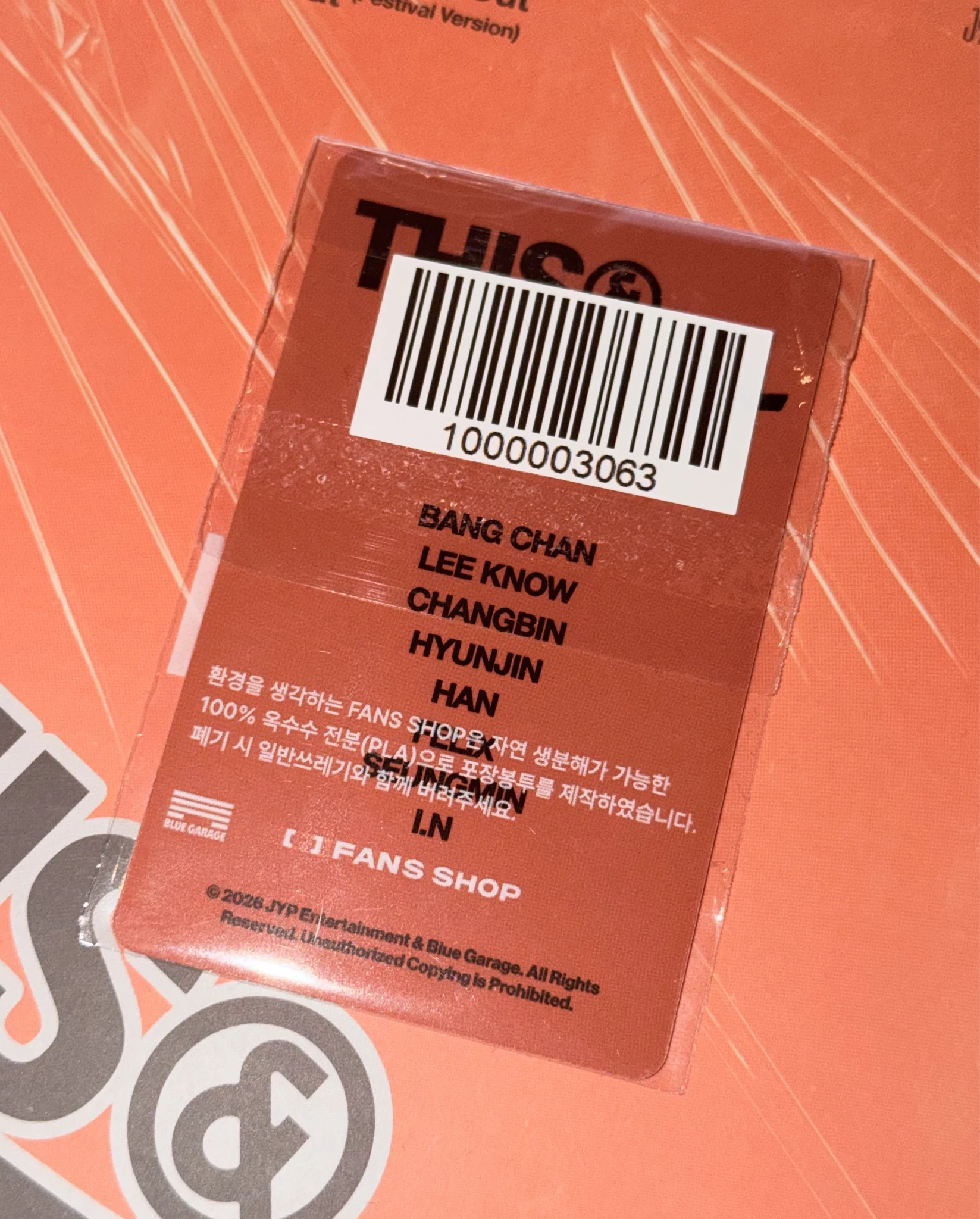 Stray Kids I.N Stray Kids - I.N - THIS & THAT Album jyp/fans shop lucky draw (LD) round 2 listing photo 2
