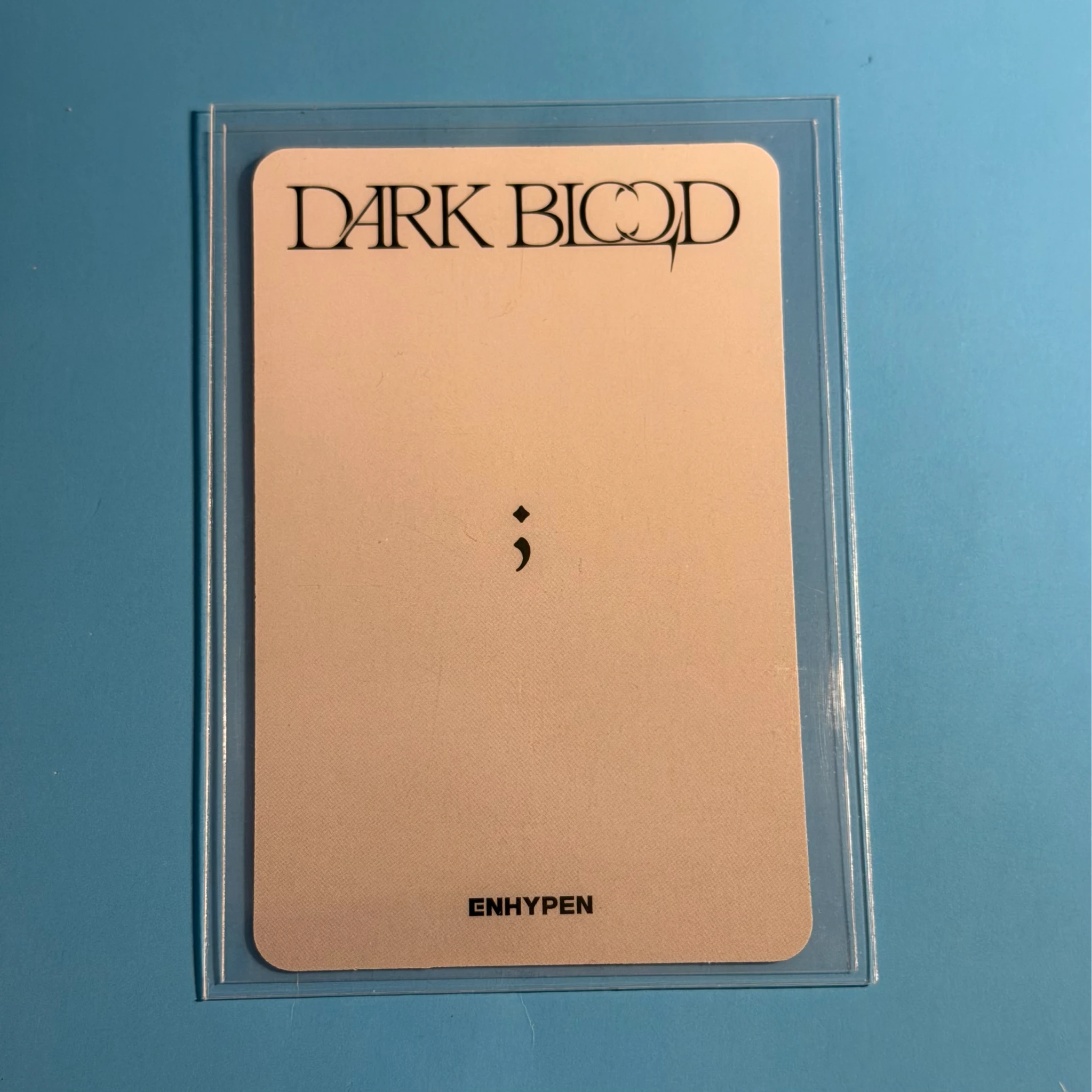 ENHYPEN Evan (Heeseung) ENHYPEN - Heeseung - DARK BLOOD Album kpopmerch lucky draw round 2 listing photo 2