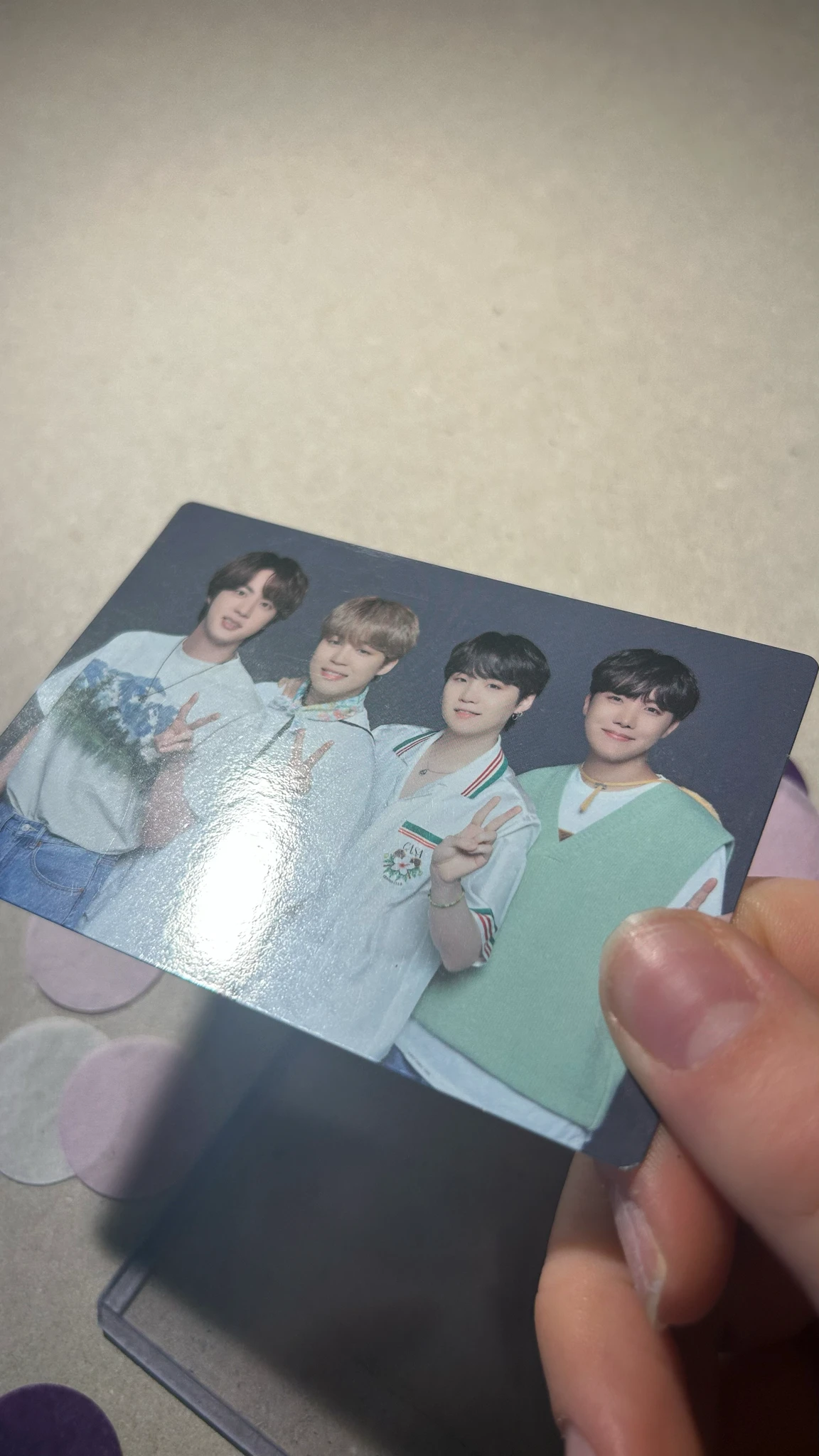 BTS BTS - 2021 Muster Sowoozoo Event merch photocard photo stand listing photo 2