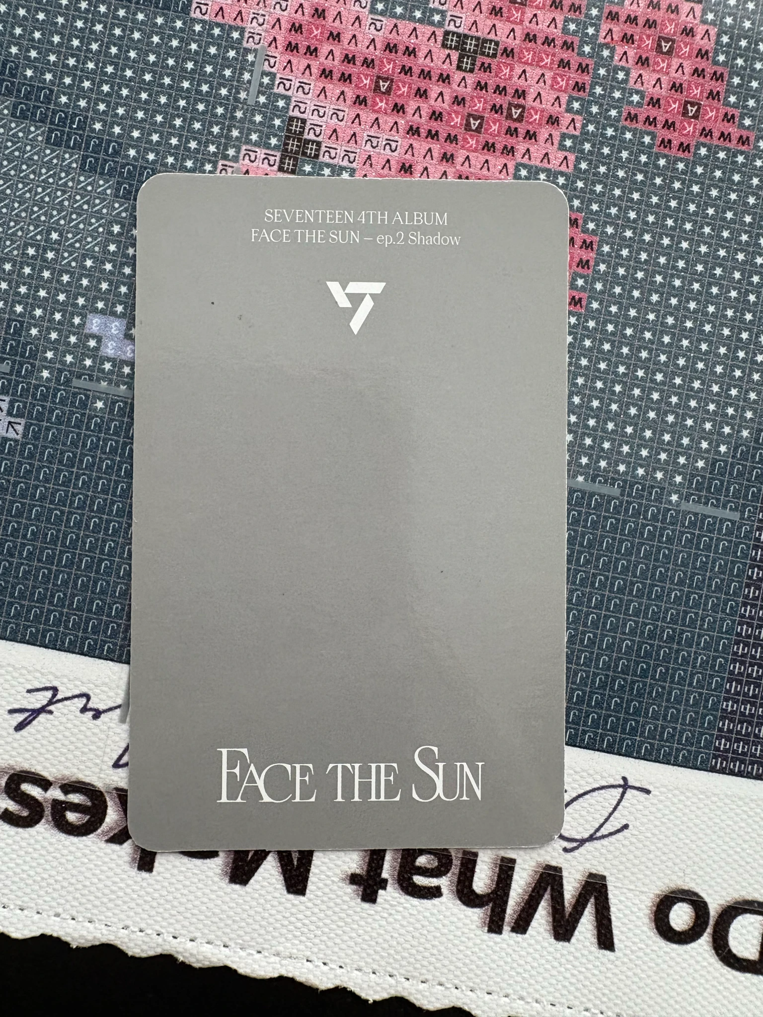 SEVENTEEN Wonwoo SEVENTEEN - Wonwoo - Face the Sun Album shadow version album photocard listing photo 2