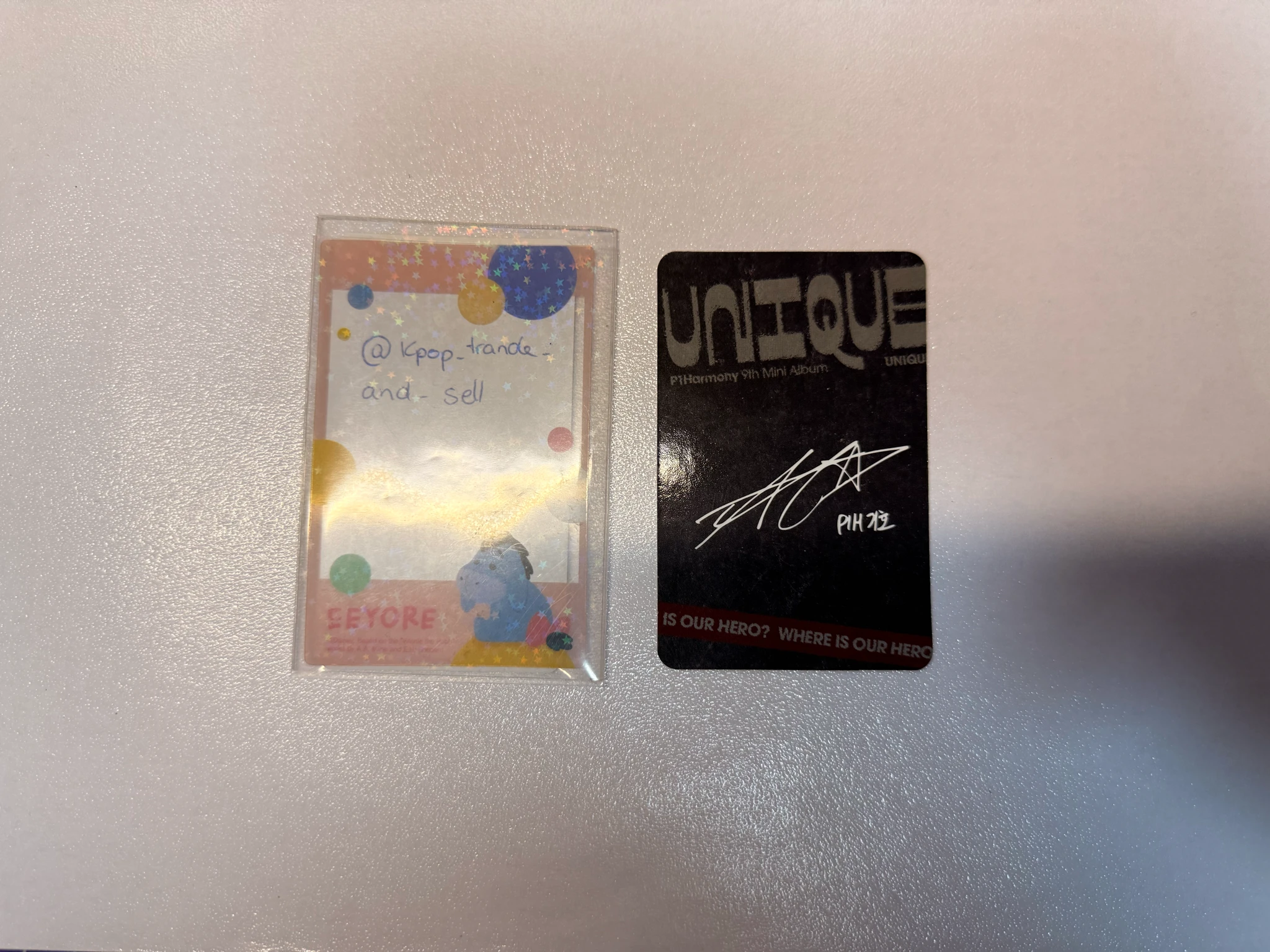 P1Harmony Keeho P1Harmony - Keeho - UNIQUE Album compact version album photocard listing photo 2