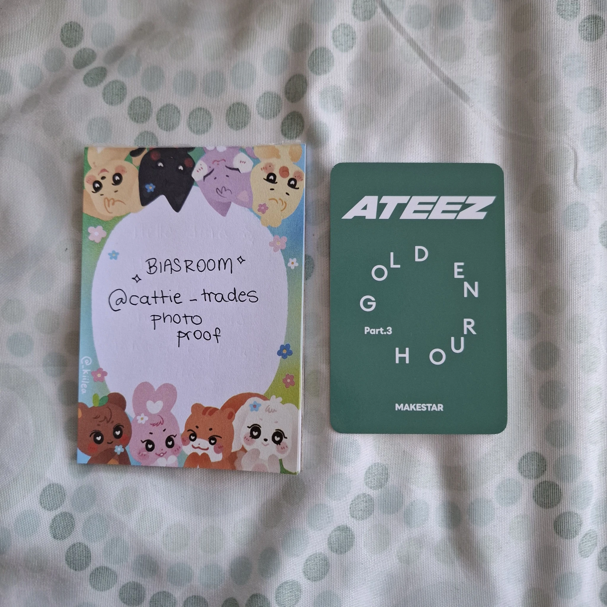 ATEEZ ATEEZ - Yeosang & Jongho - Golden Hour : Part.3 Album makestar offline lucky draw mexico listing photo 2