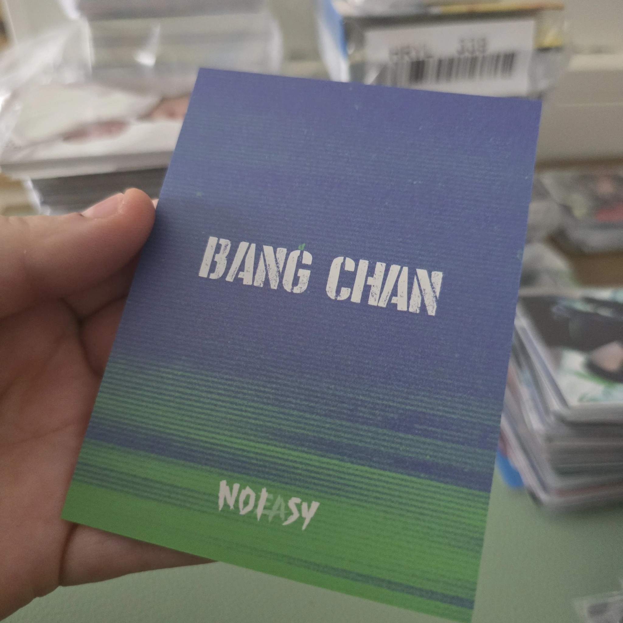 Stray Kids Bang Chan Stray Kids - Bang Chan - NoEasy Album album inclusion A version mini postcard first press only postcard set listing photo 2
