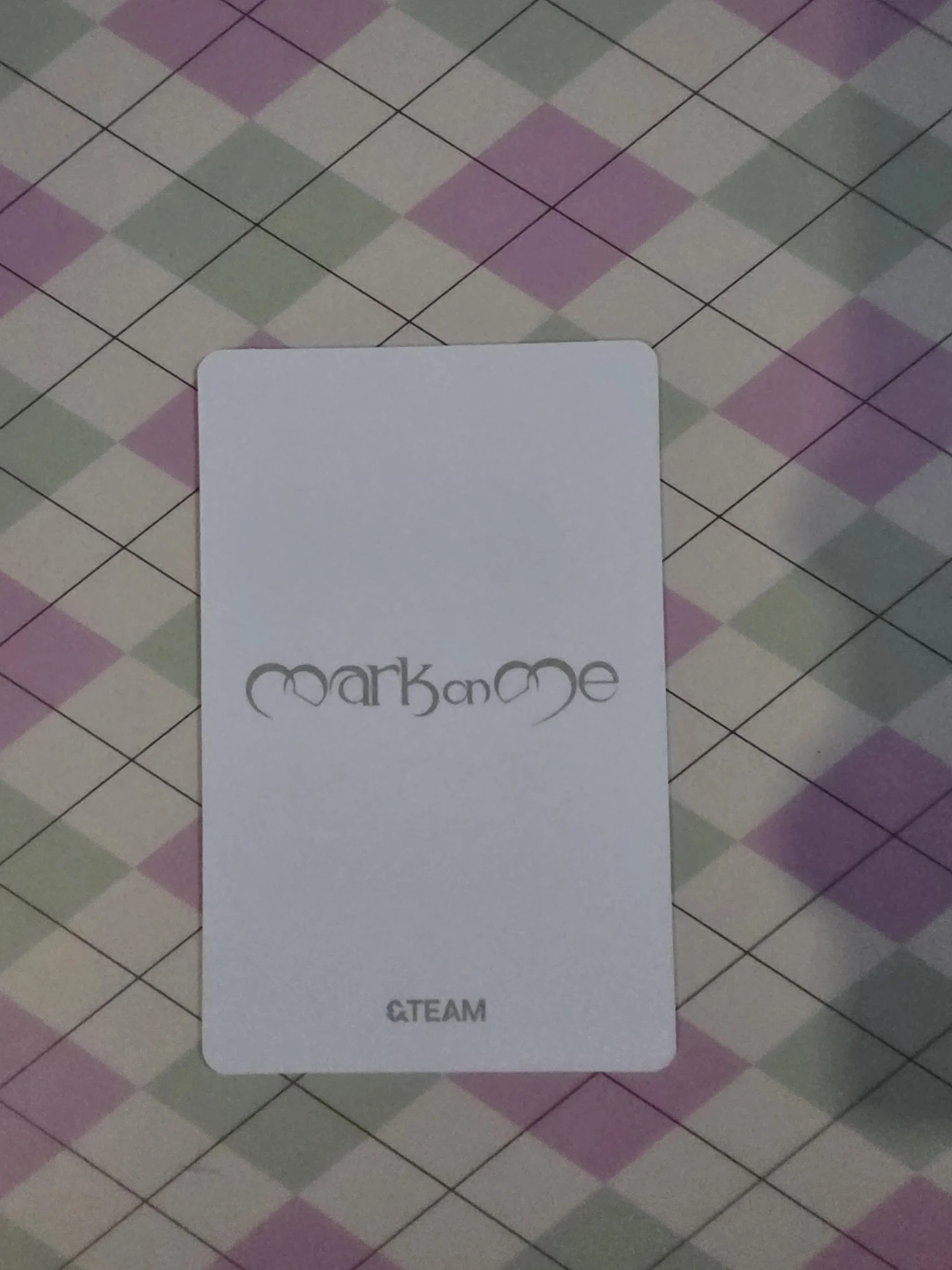 &TEAM &TEAM - Jo & Harua  - Mark on Me Album mini CD-R version album photocard listing photo 2