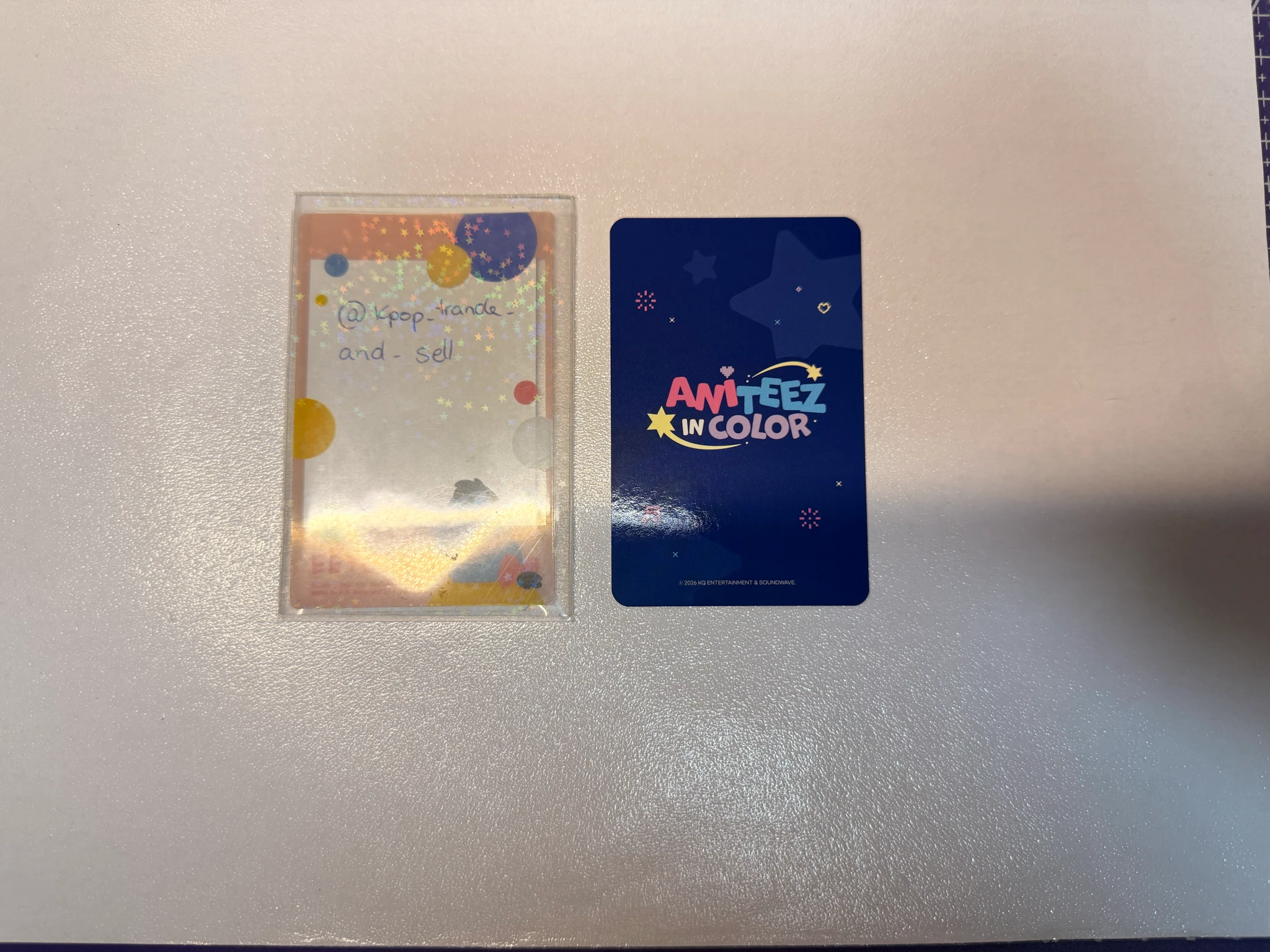 ATEEZ Seonghwa ATEEZ - Seonghwa - ANITEEZ IN COLOR Other trading card listing photo 2