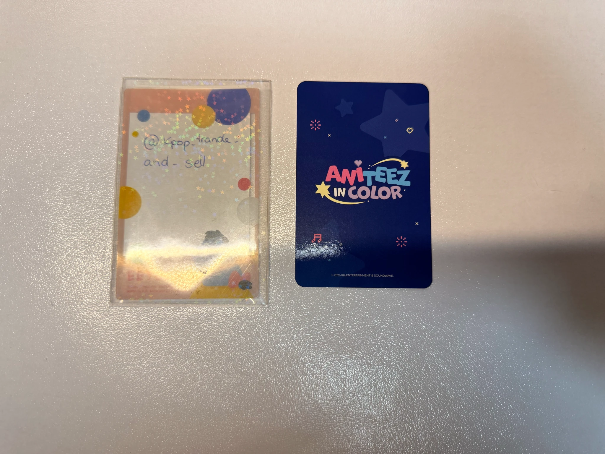 ATEEZ Yeosang ATEEZ - Yeosang - ANITEEZ IN COLOR Other trading card version 1 listing photo 2