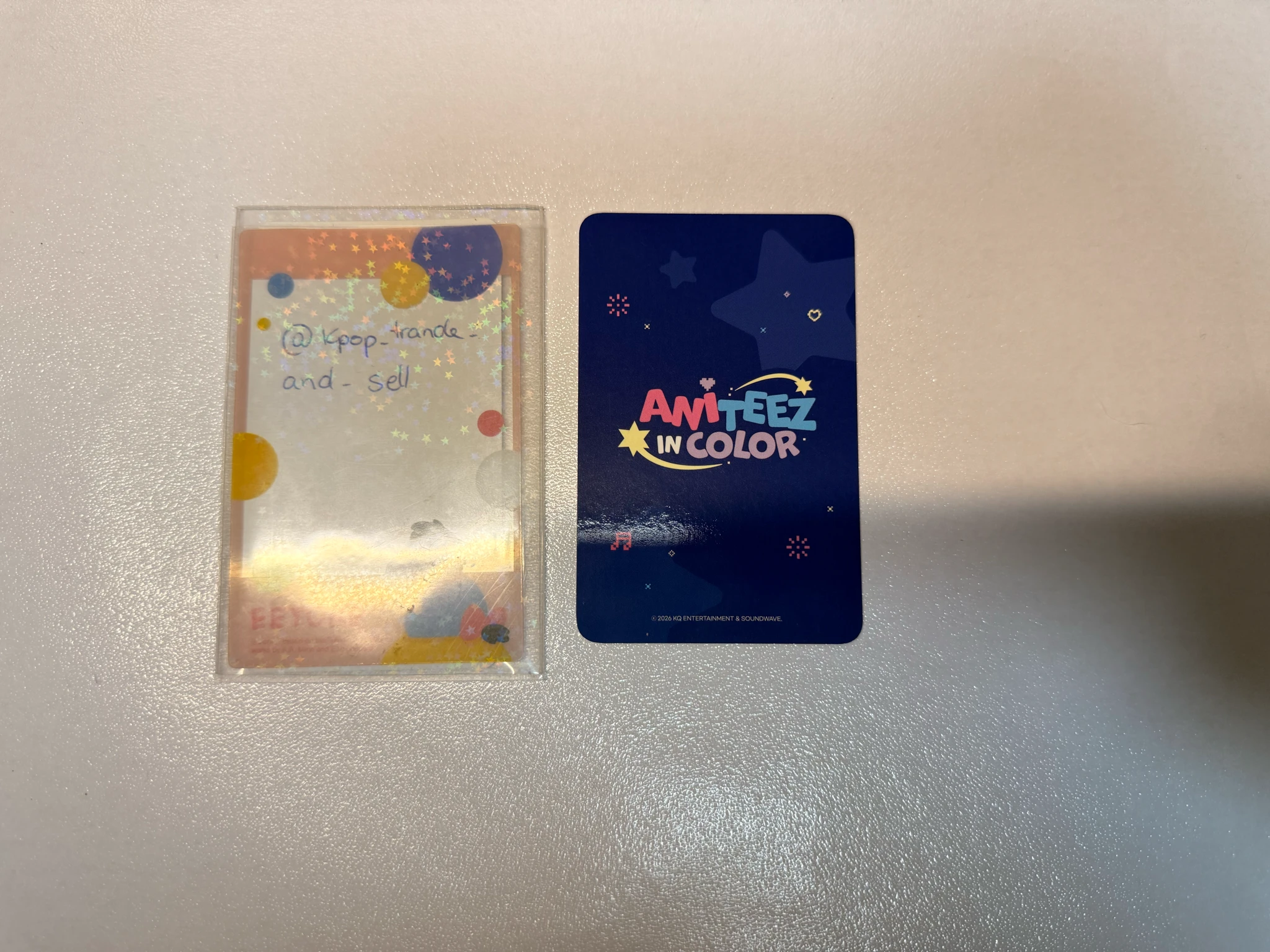 ATEEZ Mingi ATEEZ - Mingi - ANITEEZ IN COLOR Other version 3 trading card listing photo 2