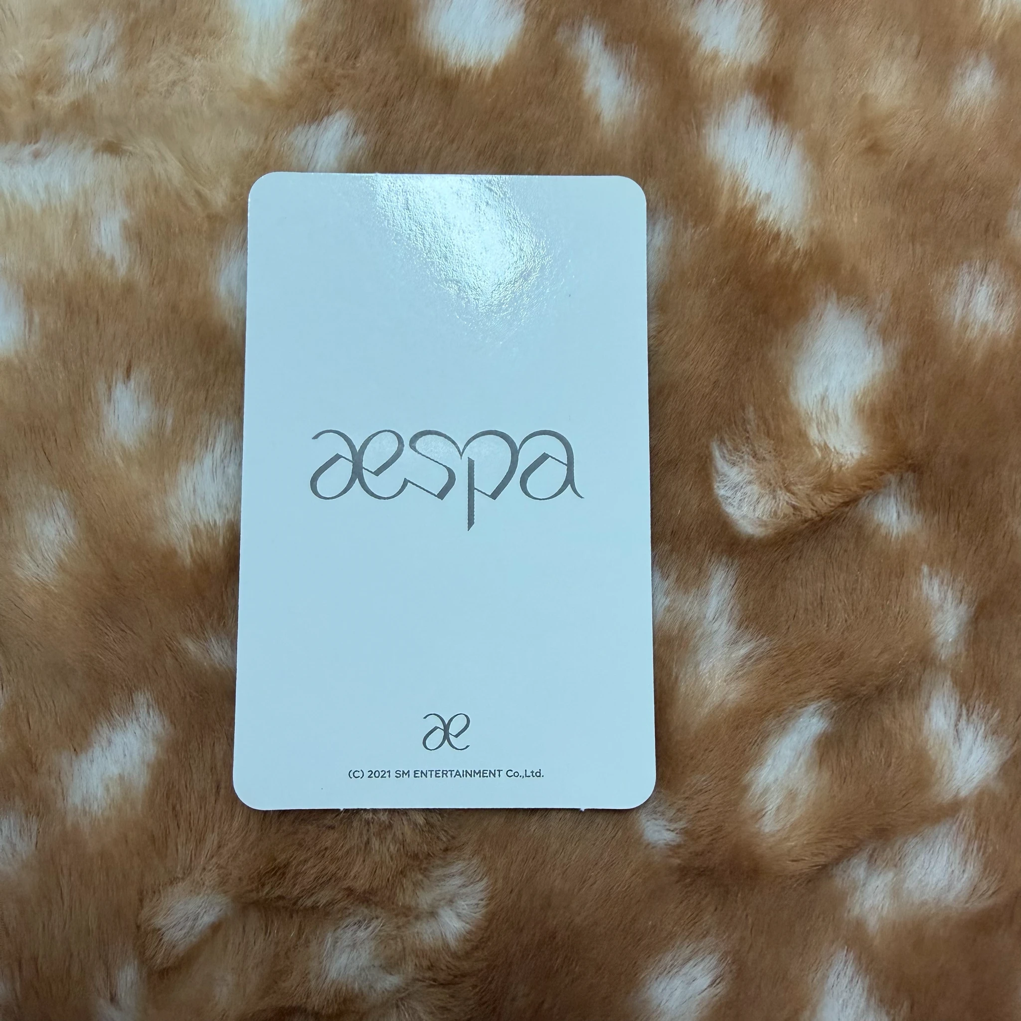 aespa Winter aespa - Winter - SMTOWN BLACK MAMBA MD Other merch photocard listing photo 2